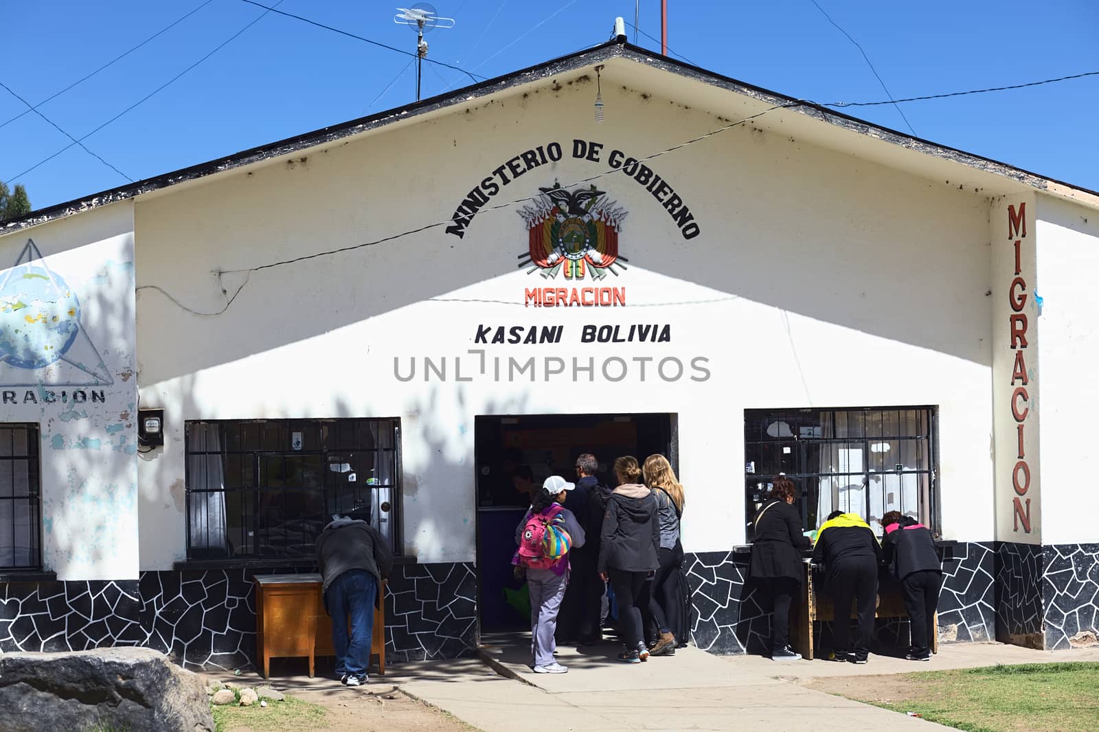 Migration Office in Kasani, Bolivia  by ildi