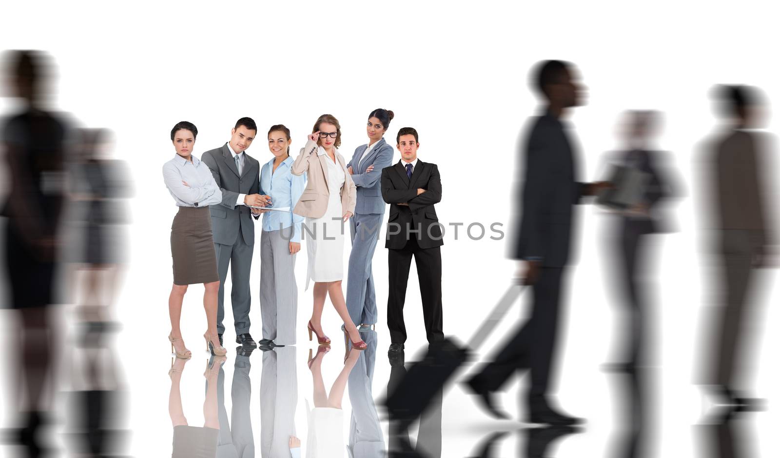 Composite image of business people by Wavebreakmedia
