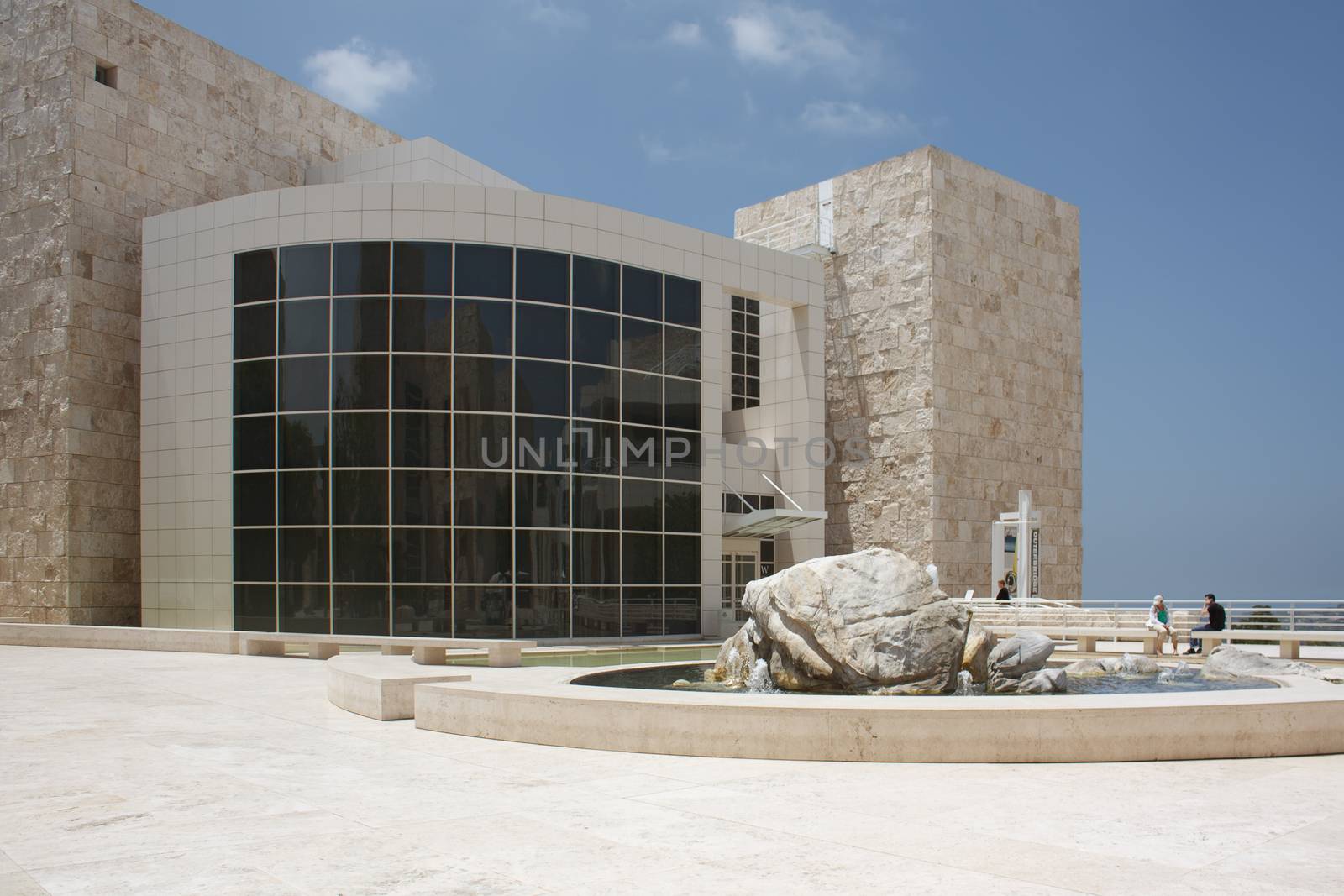 LOS ANGELES, USA - JUNE 4, 2009: The Getty Center museum in Los Angeles California USA was designed by architect Richard Meier in 1997