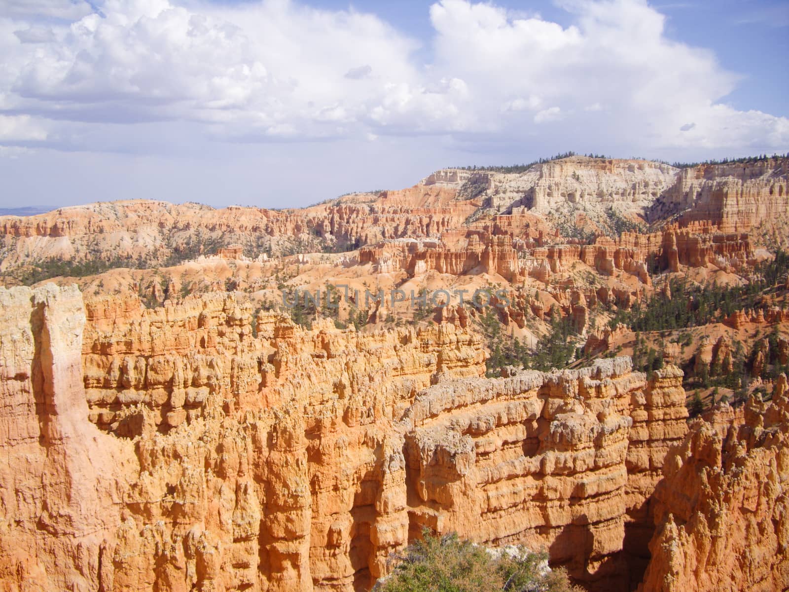 Summer Thunder clouds over Bryce Canyon by emattil