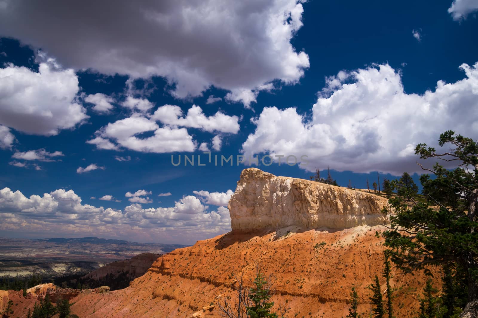 Summer clouds over Bryce Canyon by emattil