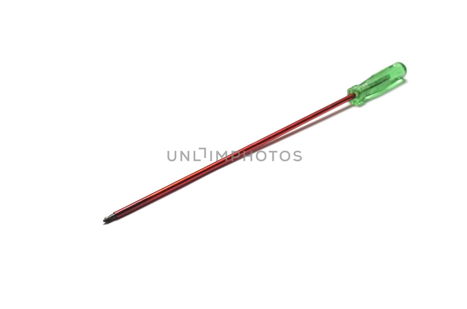 screwdriver on a white background