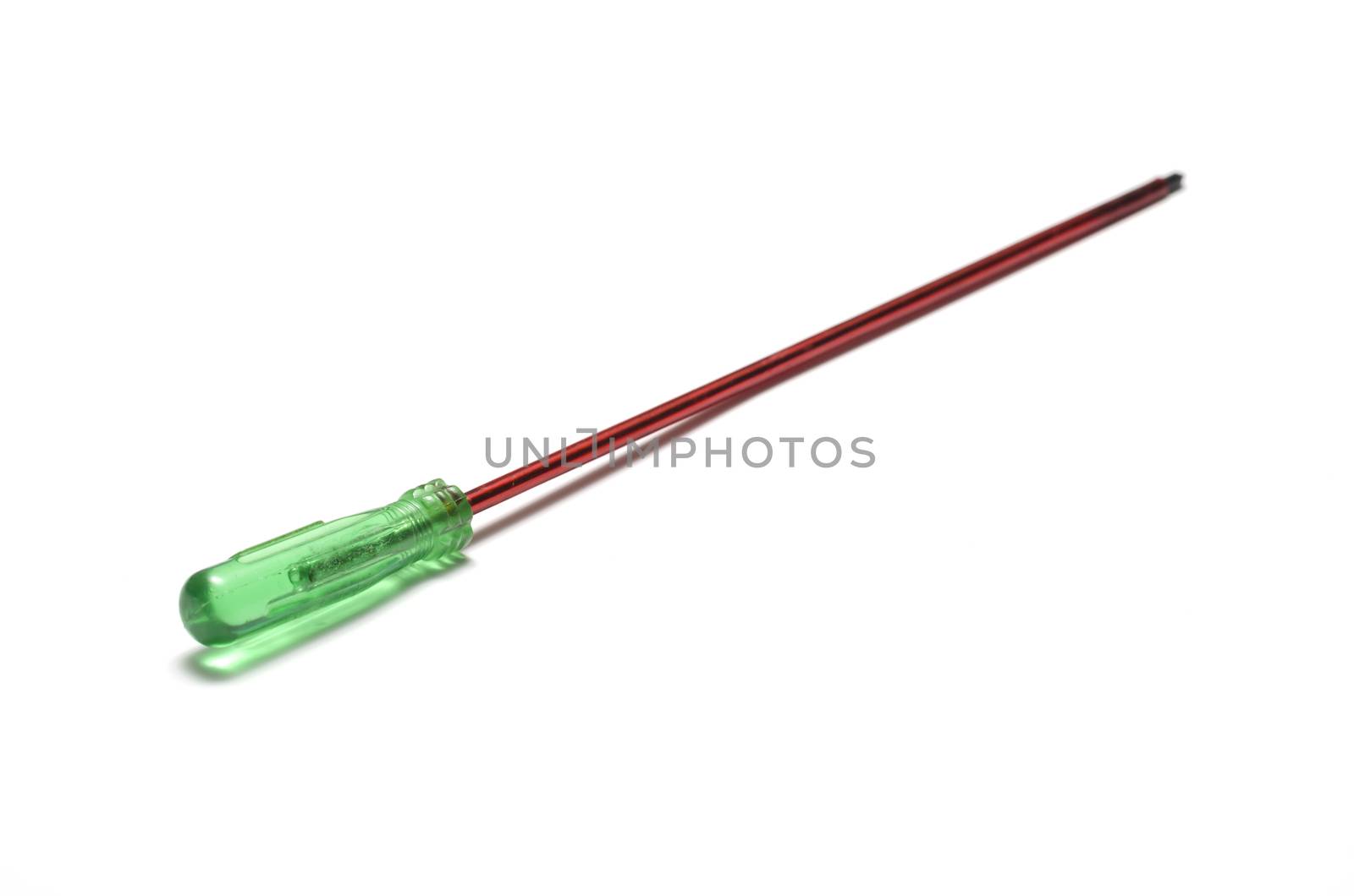 screwdriver on a white background