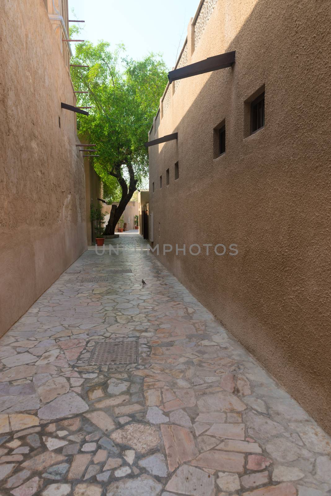 Tiny alleyways in the old arabic merchant quarter  by iryna_rasko