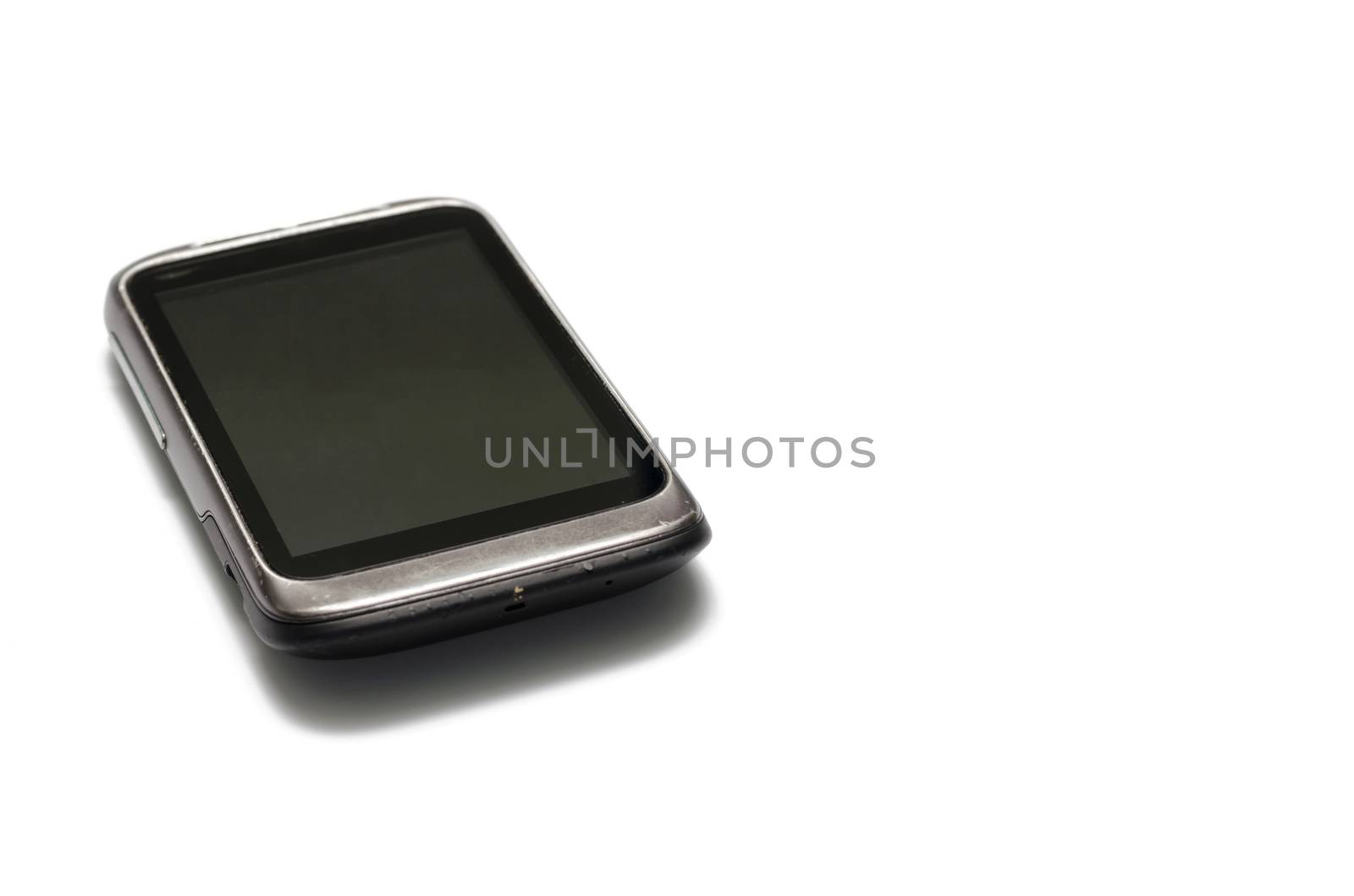 smart phone on a white background