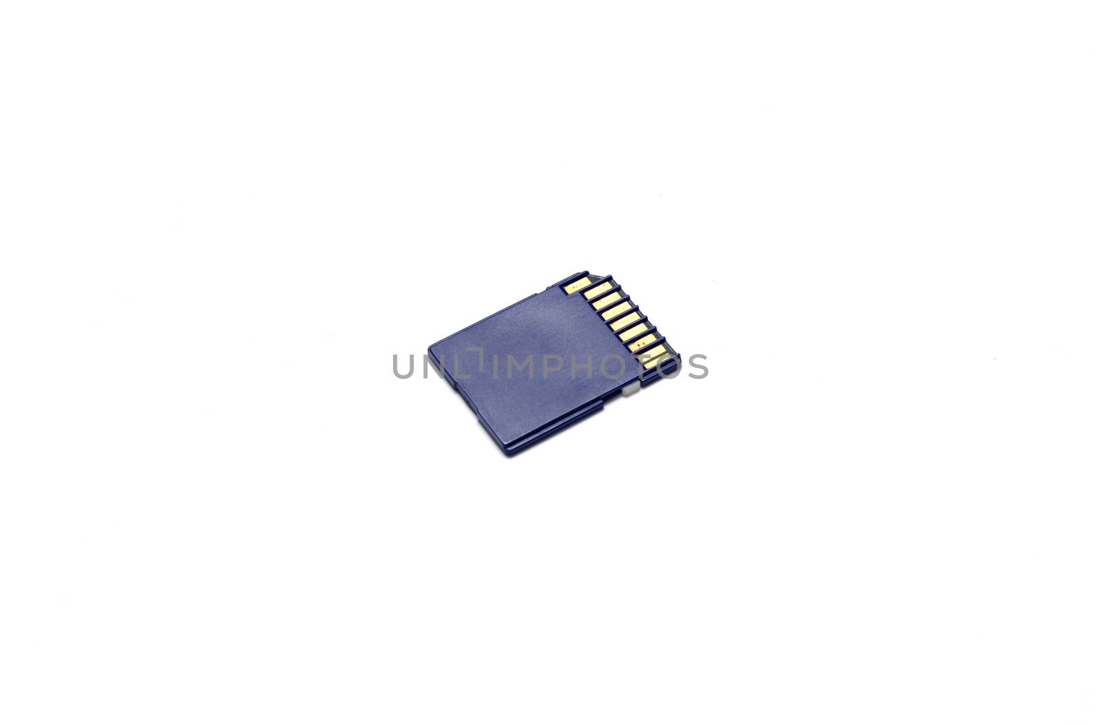 sd card on a white background