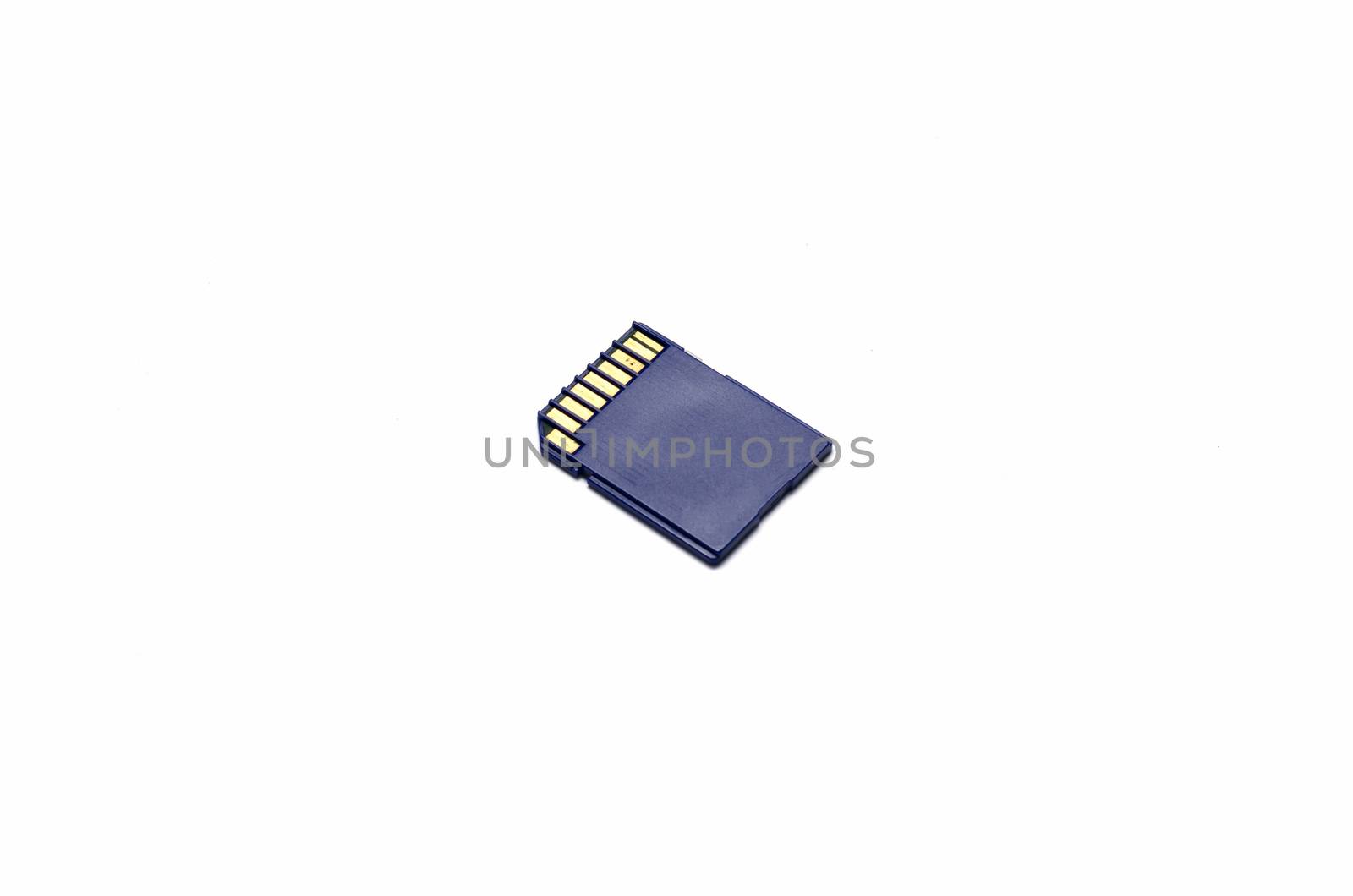 sd card on a white background