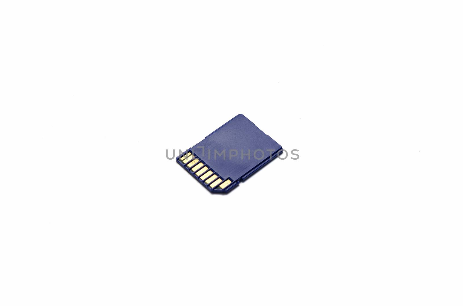 sd card on a white background