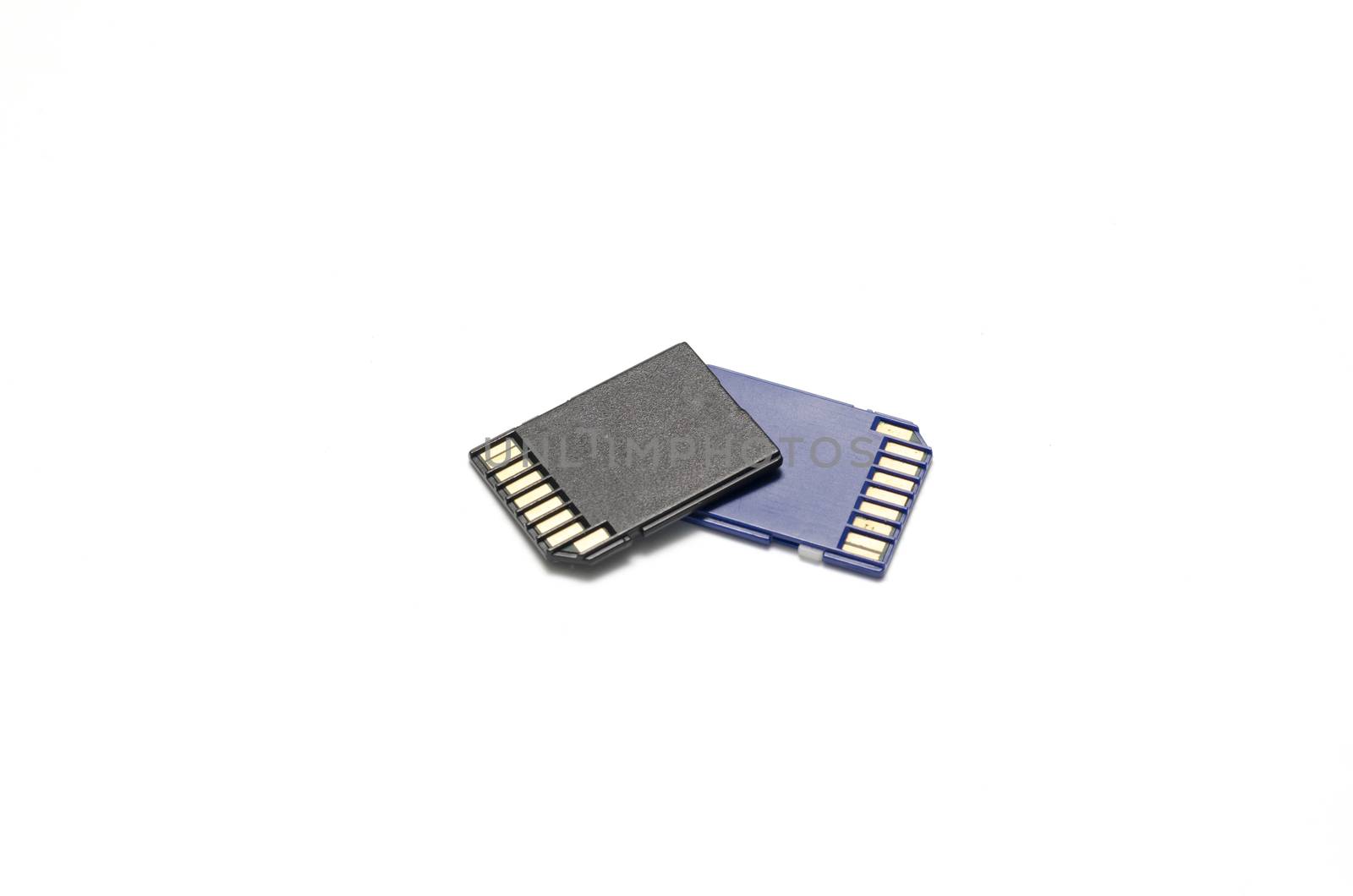 sd card on a white background