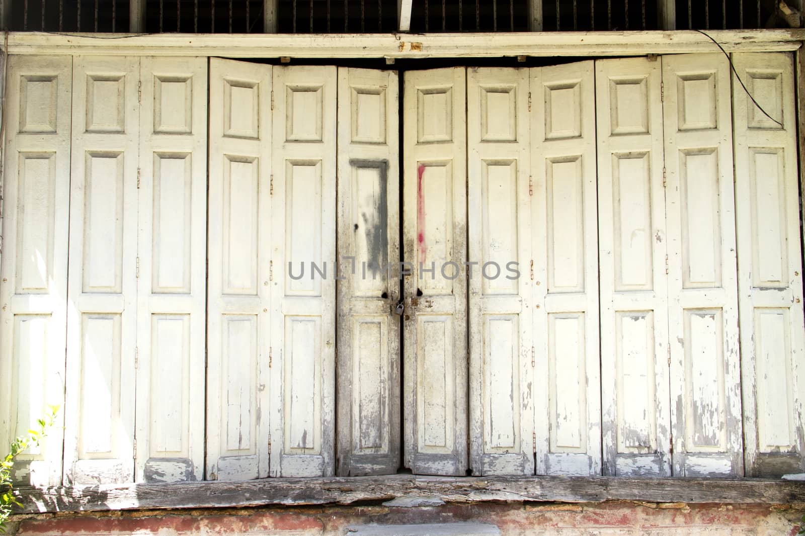 Weathered Wooden Doors with rusted bits