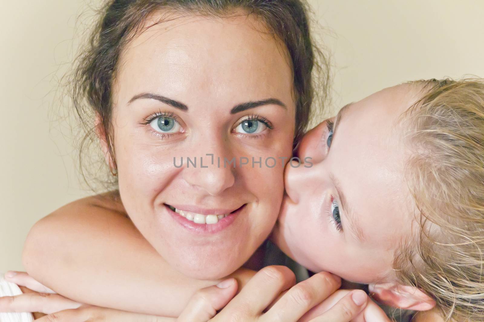 Photo of happiest family mother and daughter