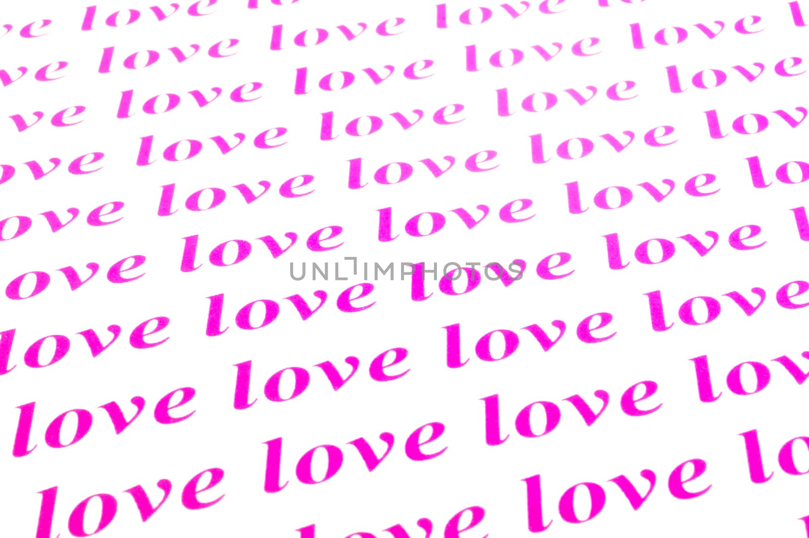 beautiful background of love word