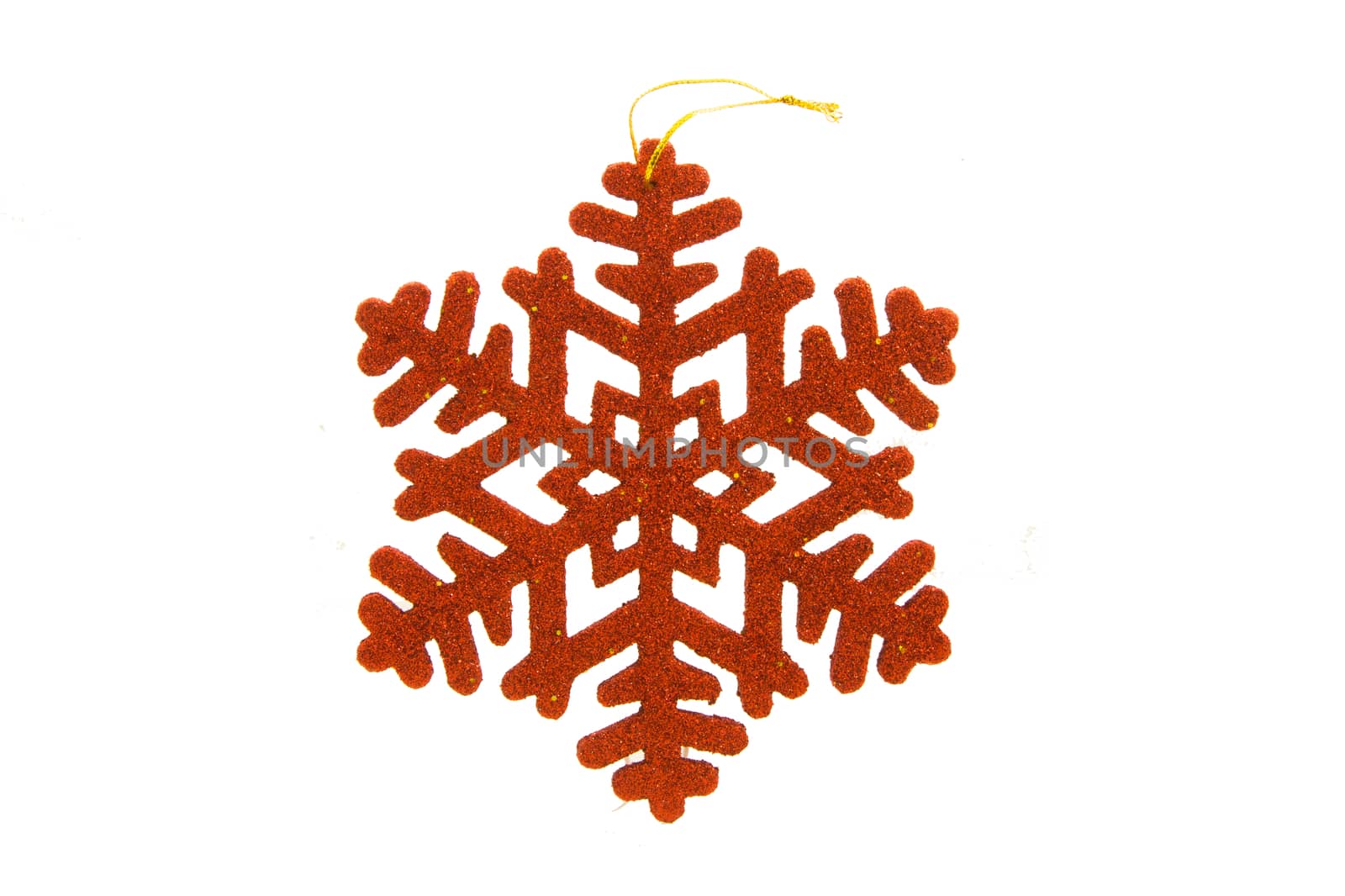 Christmas snow ice decoration isolated