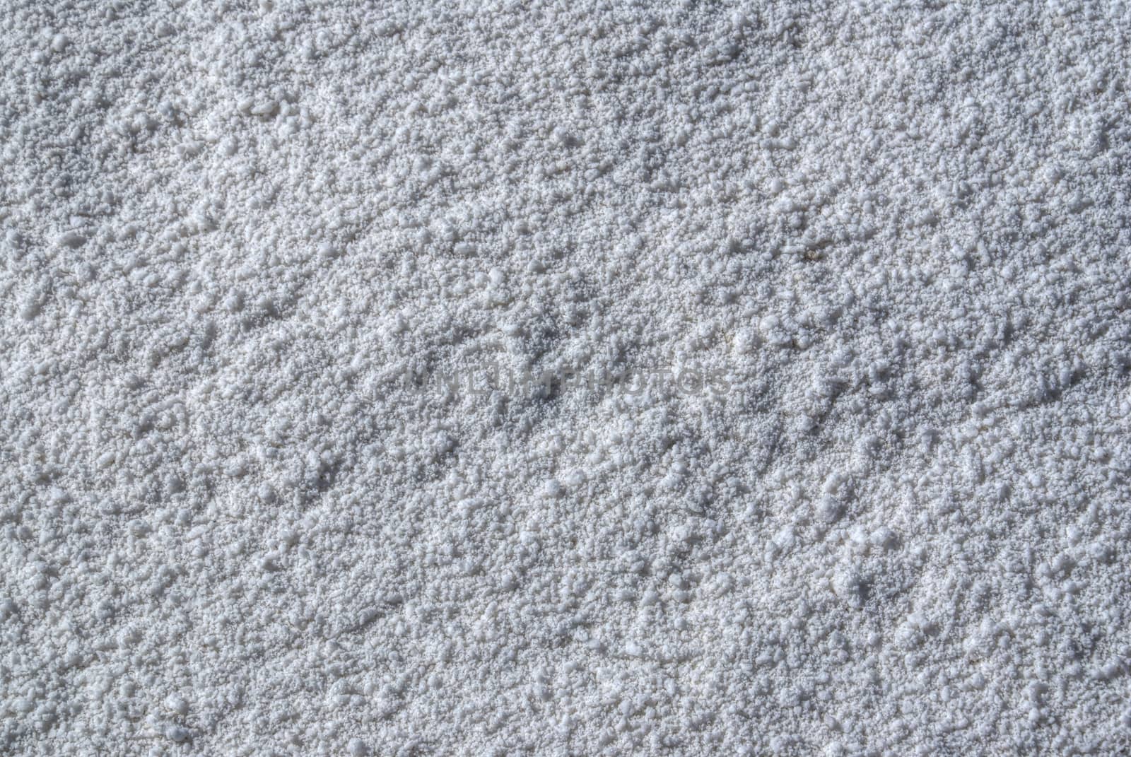 Texture of salt on slat planes in Salta region, Argentina