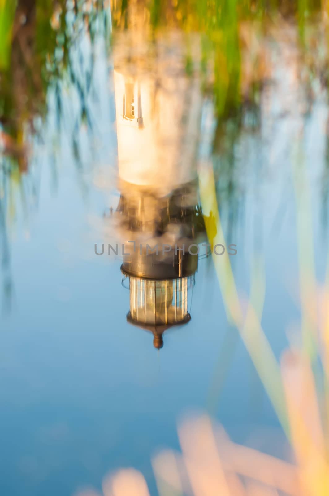 Bodie Island Lighthouse Cape Hatteras National Seashore Outer Banks NC Reflection OBX North Carolina