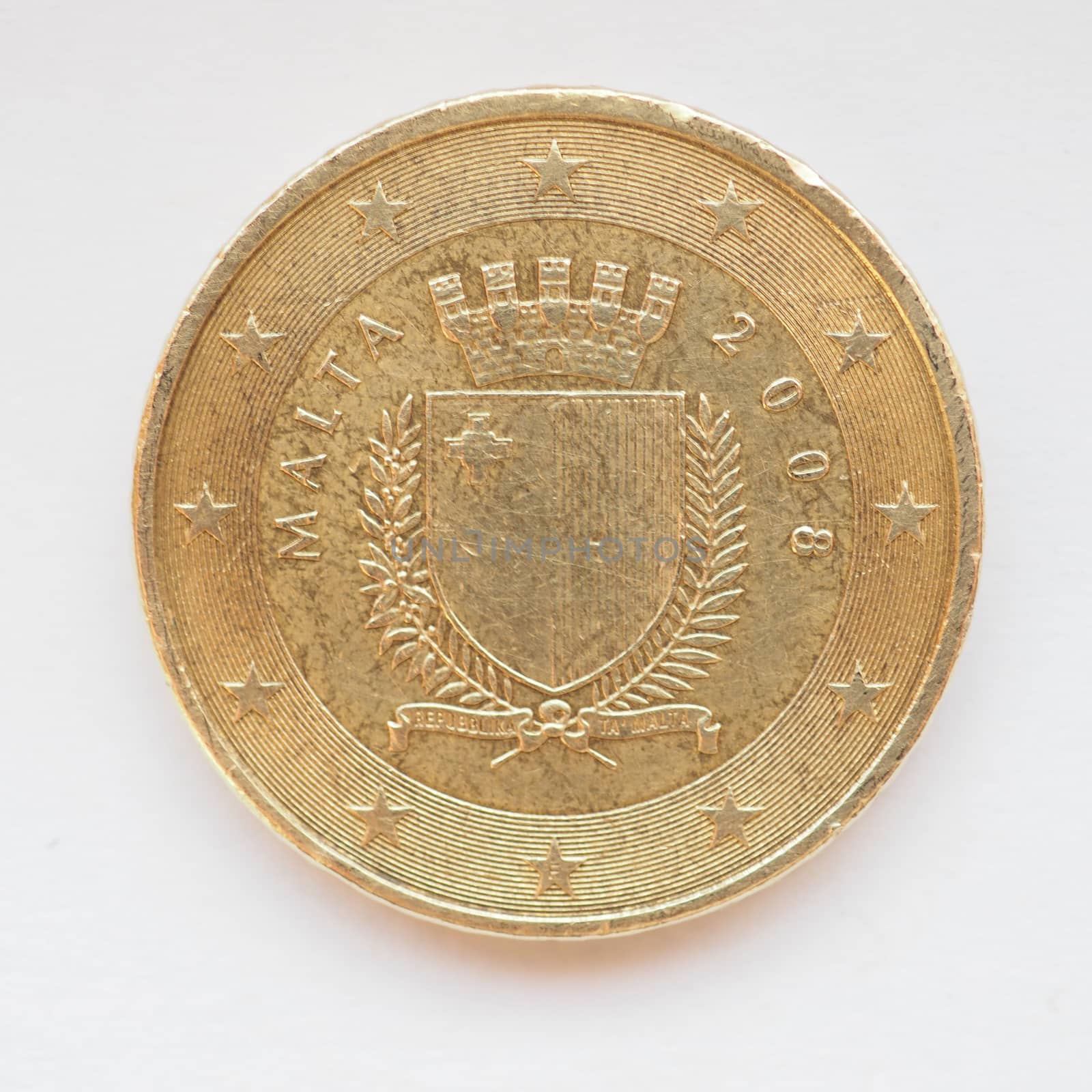 Maltese Euro coin by claudiodivizia