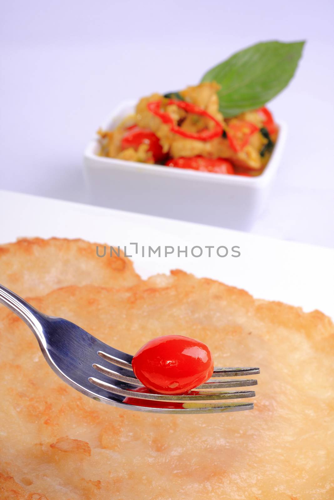 fresh Vegetables on the dish with isolate background