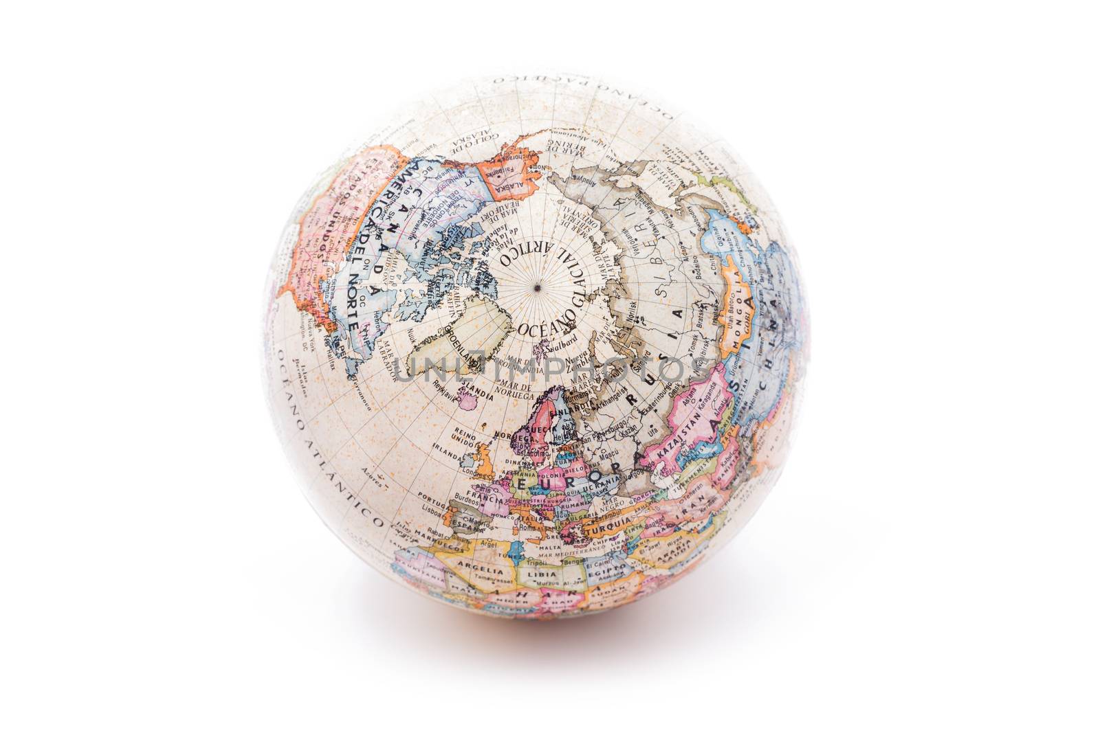 Part of a globe by Portokalis