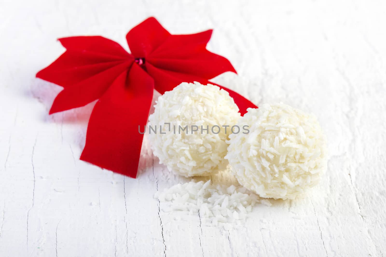 Coconut snowball truffles by manaemedia