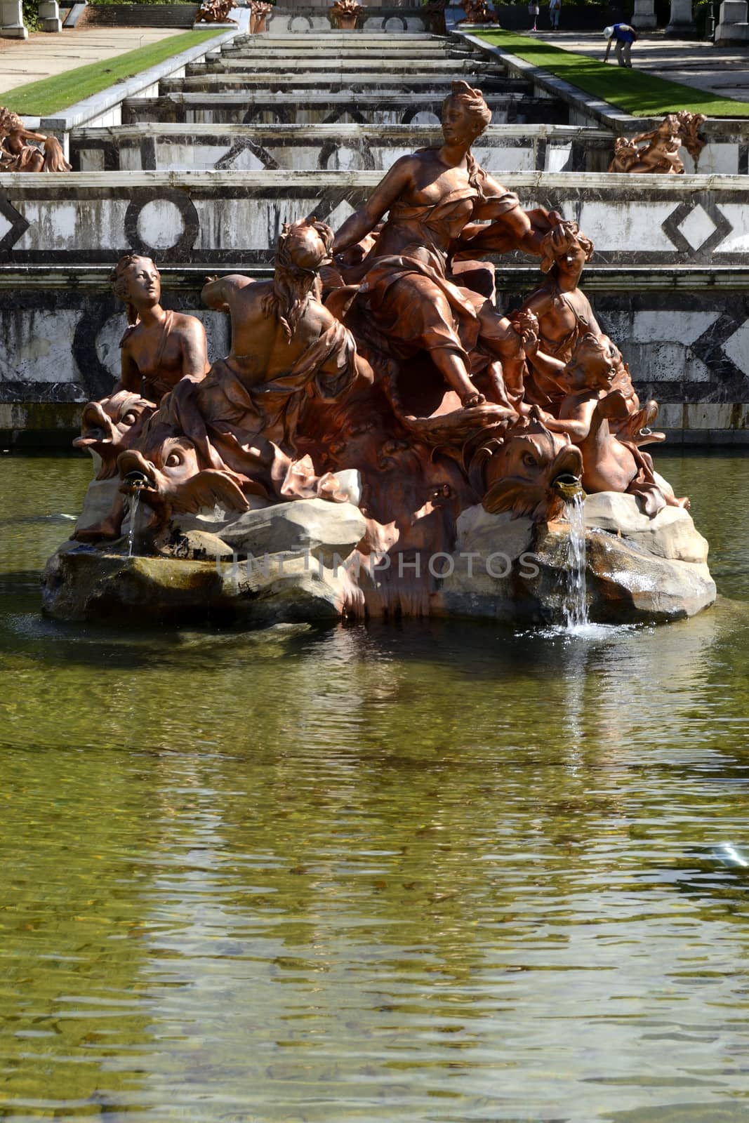 fountain, San Ildefonso garden, Spain by ncuisinier