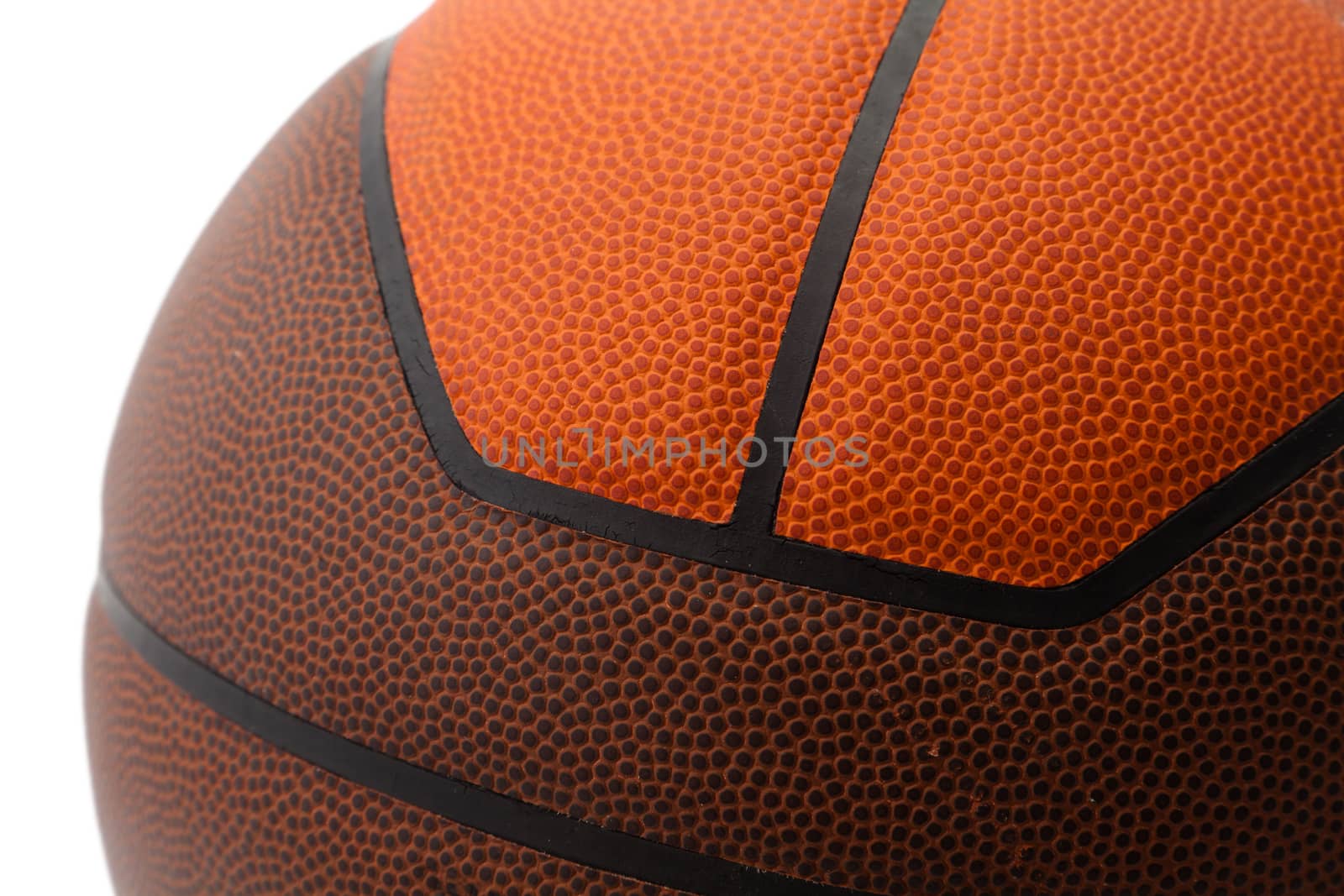 Basketball isolated on white background