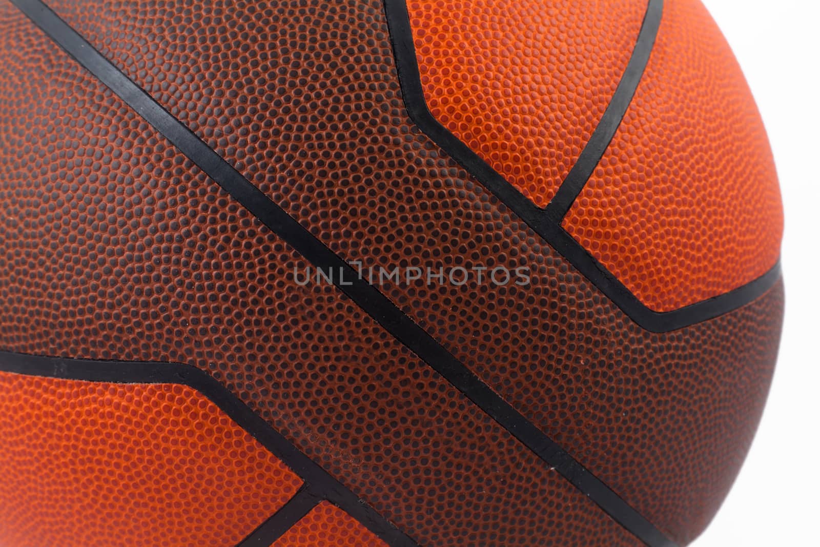 Basketball isolated on white background