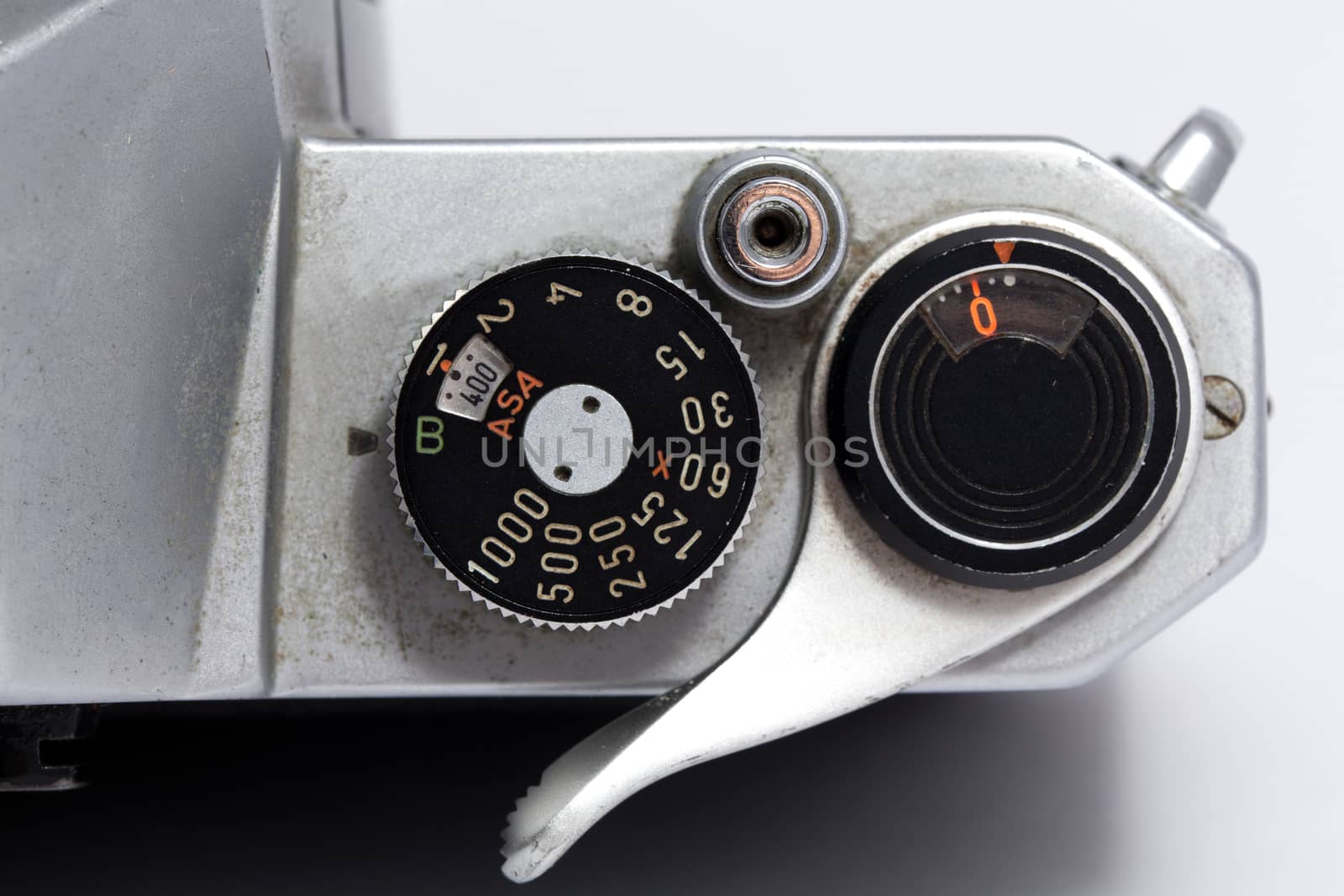 Vintage SLR camera by Portokalis