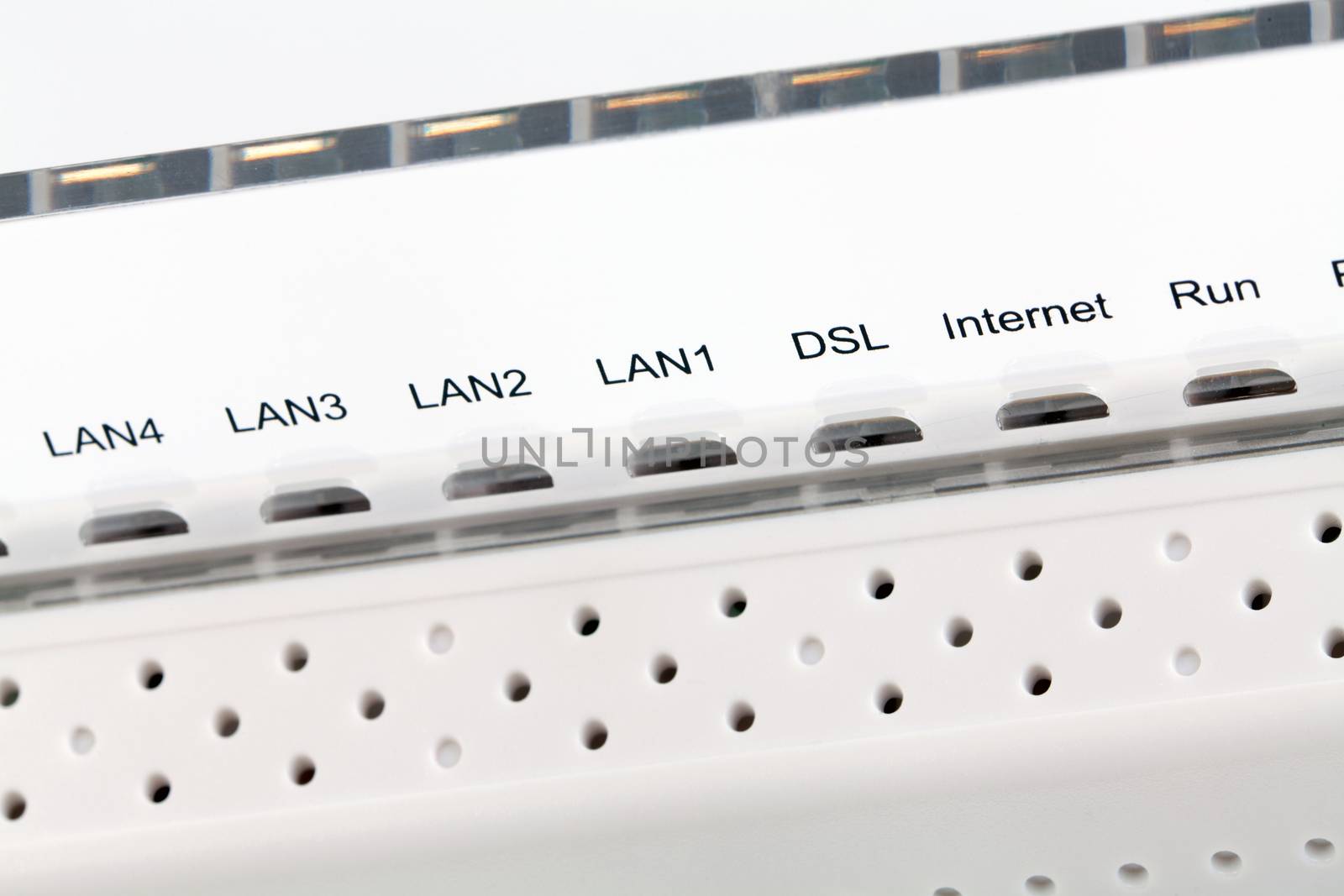 Front side of the wireless router