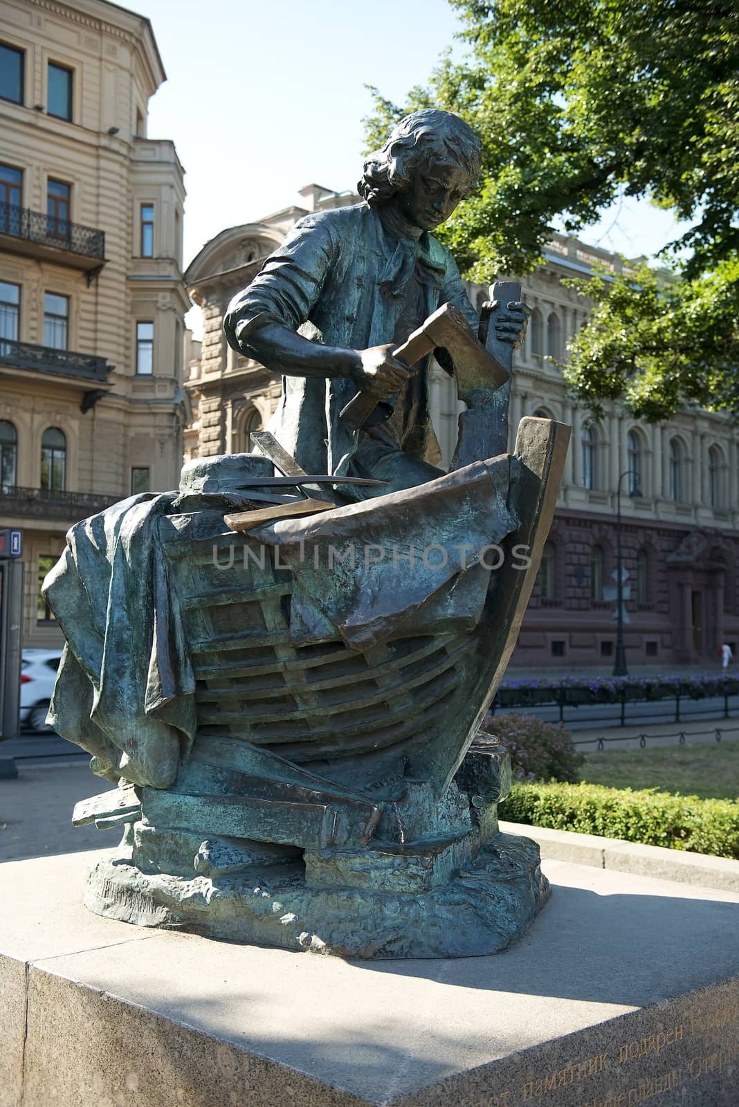 Tsar - Carpenter, monument to Peter I, St. Petersburg by irisphoto4