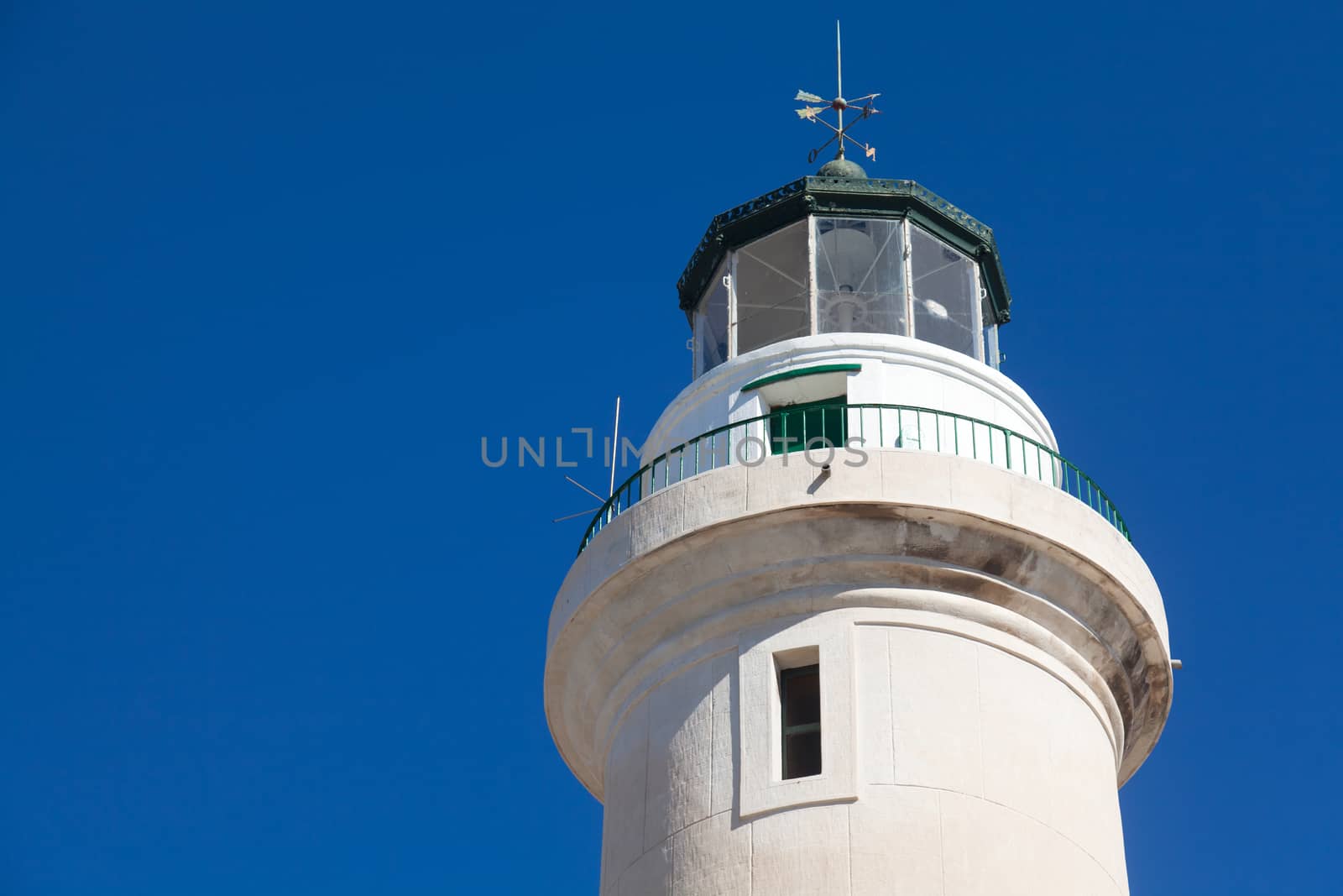 Lighthouse, the landmark of the city Alexandroupolis, Greece