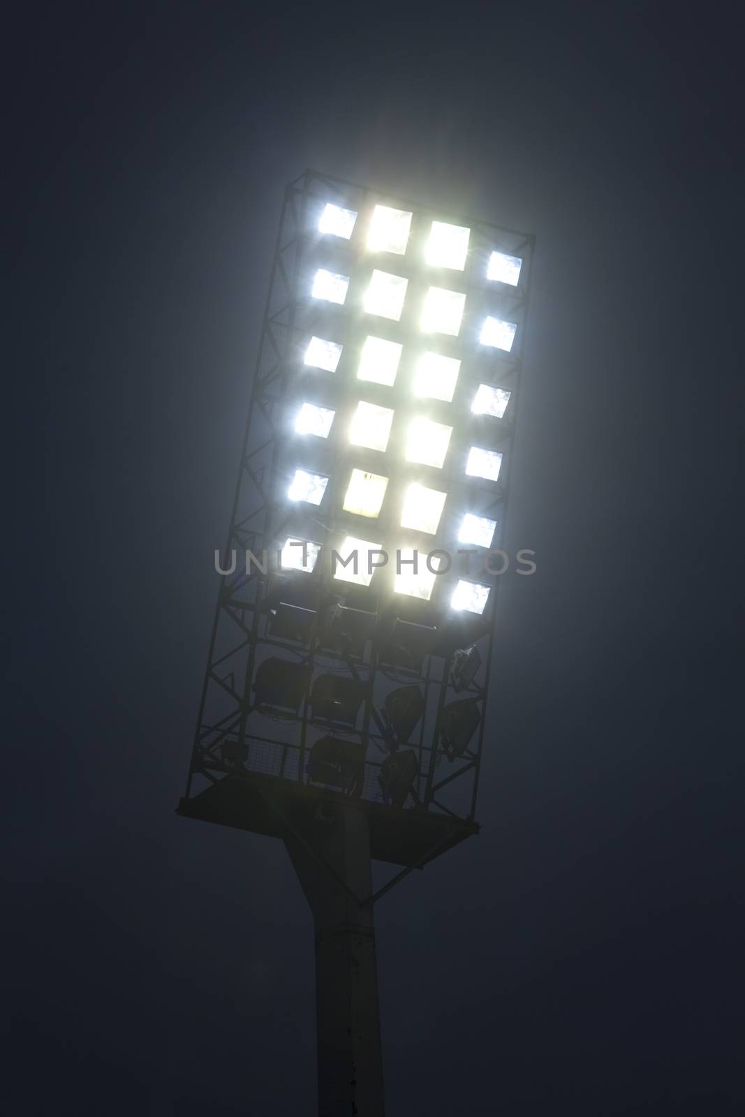 Stadium lights by Portokalis