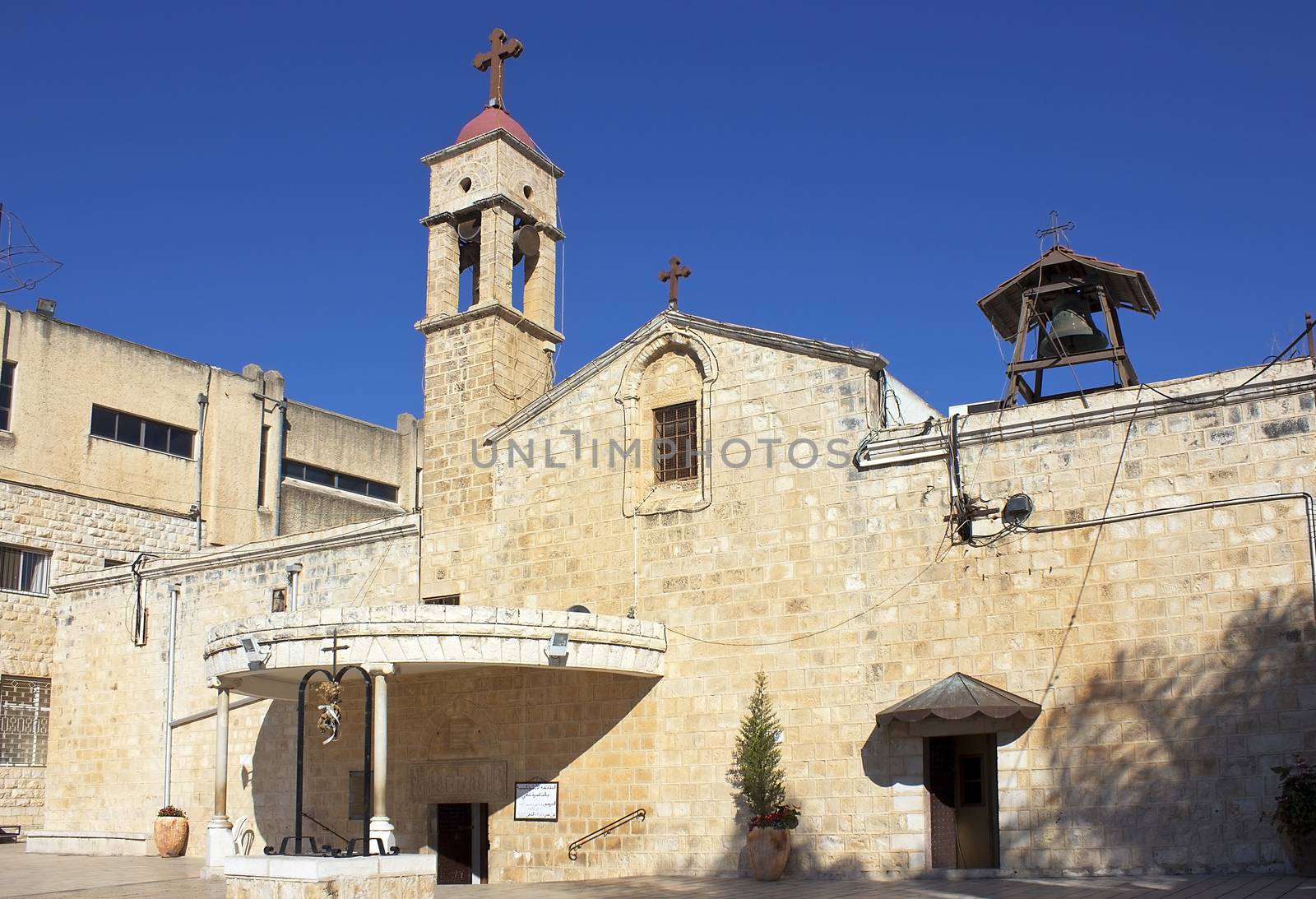 Greek Orthodox Church of the Annunciation in Nazareth, lower Galilee, Israel