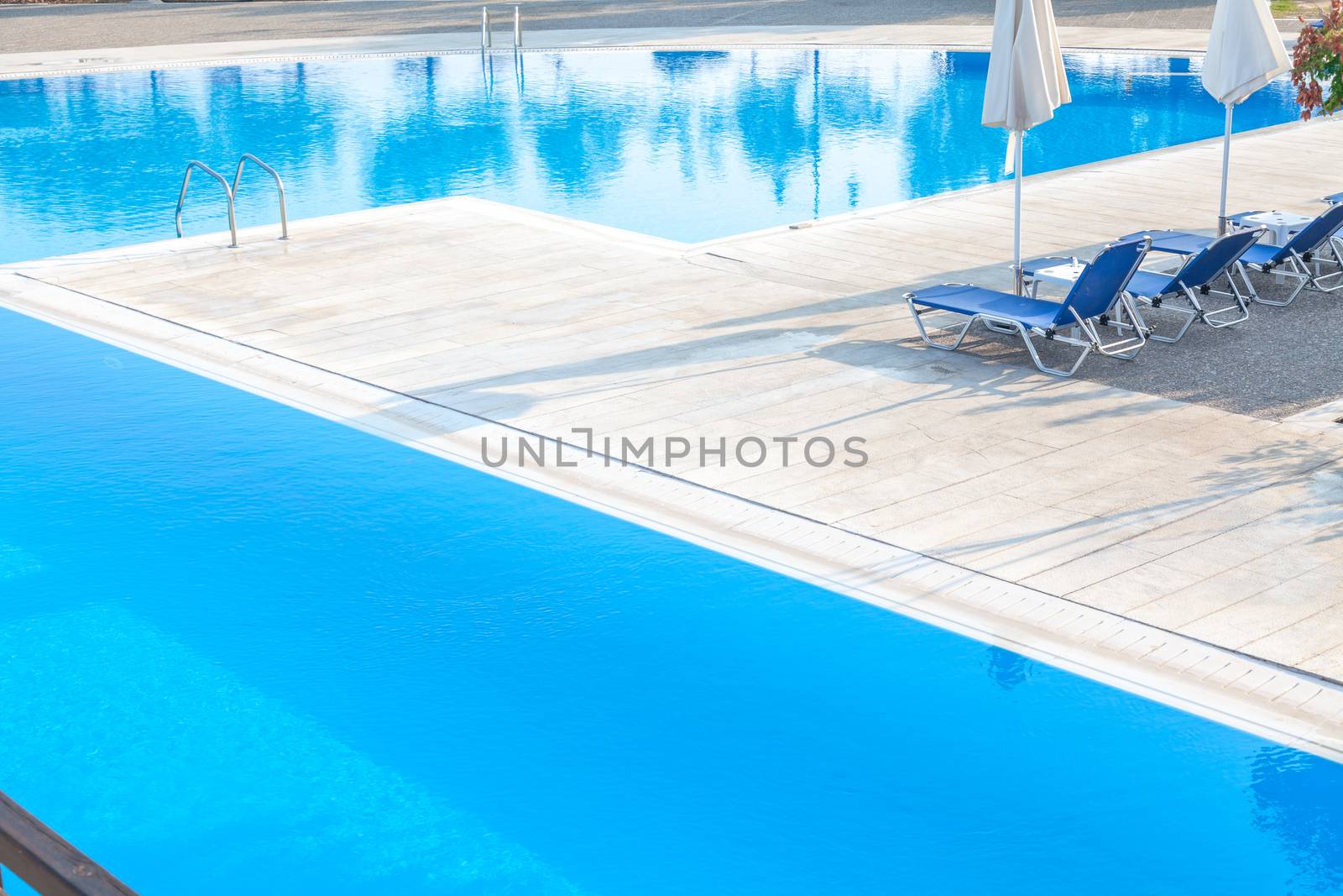 Swimming pool of luxury hotel in Alexandroupoli - Greece