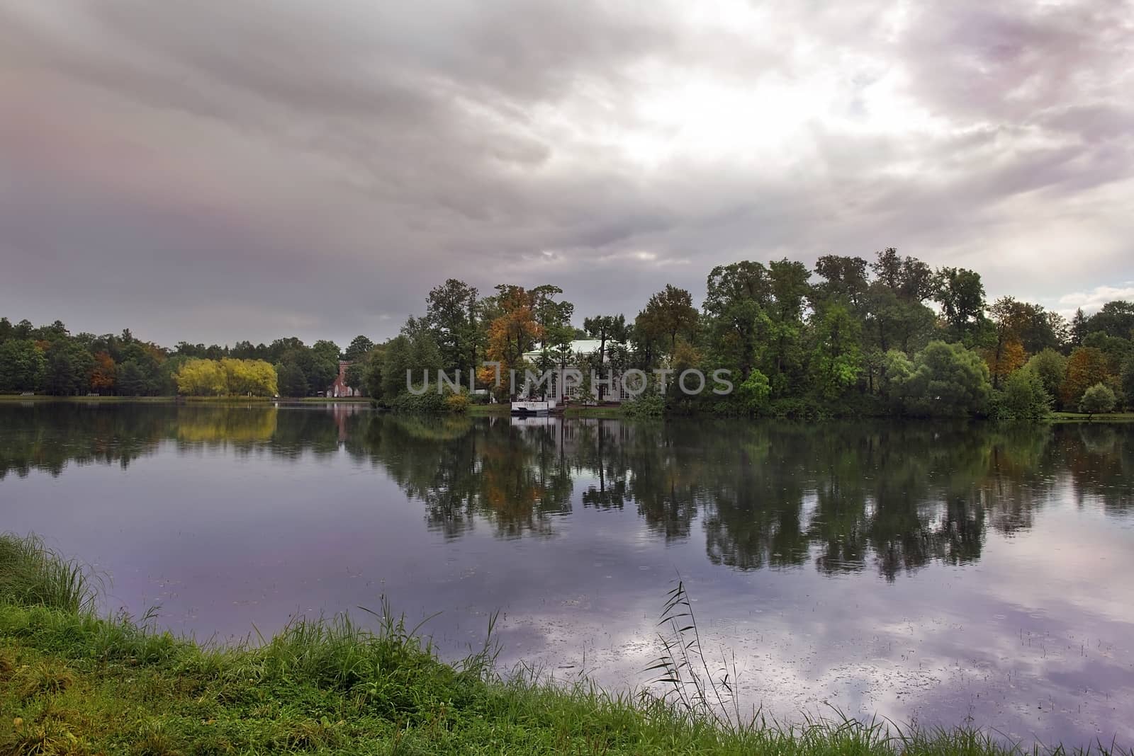 picturesque landscape of Pavlovsk Park in Saint Petersburg by irisphoto4