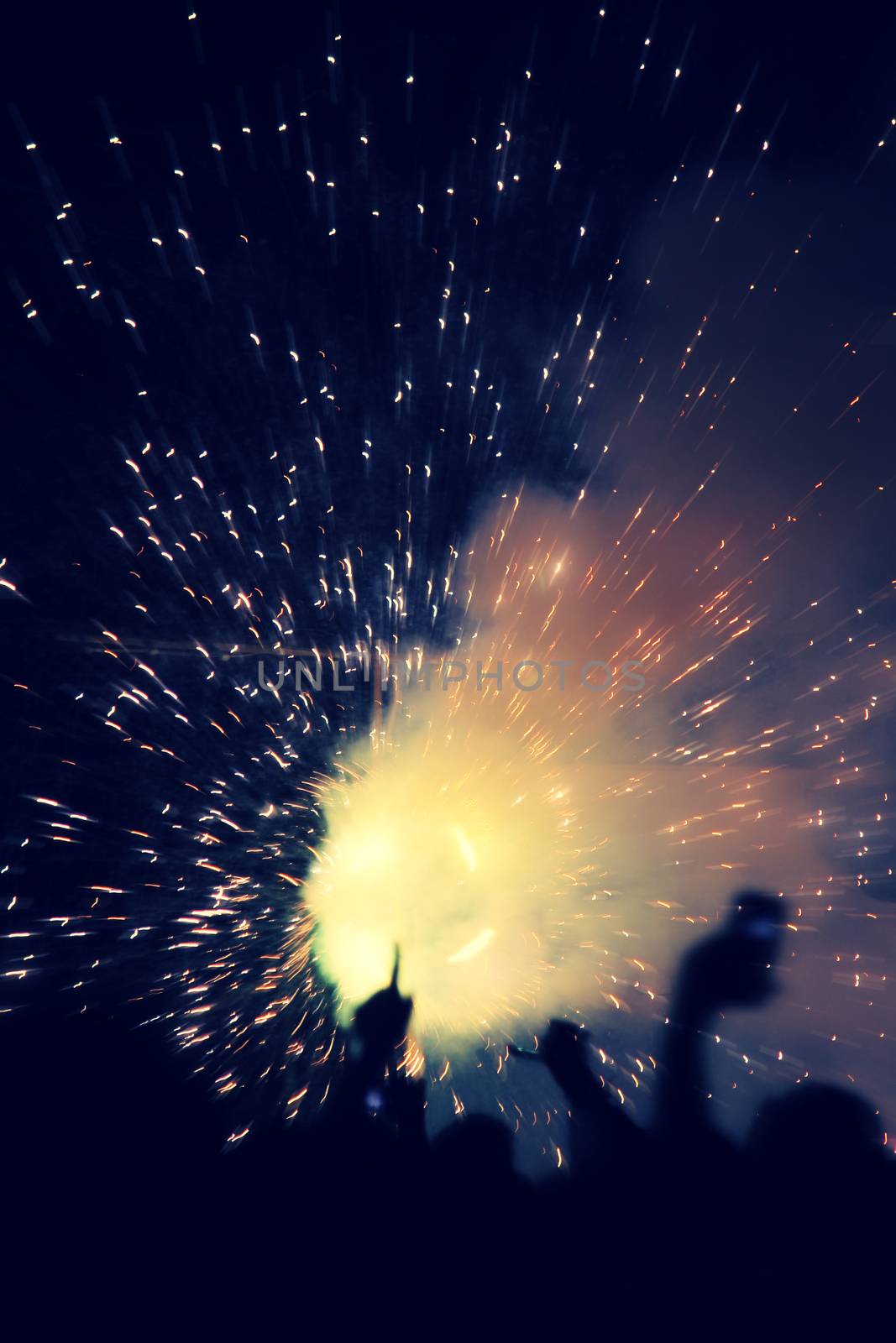 Firecrackers on occasion of Indian festival of lights, Diwali by yands