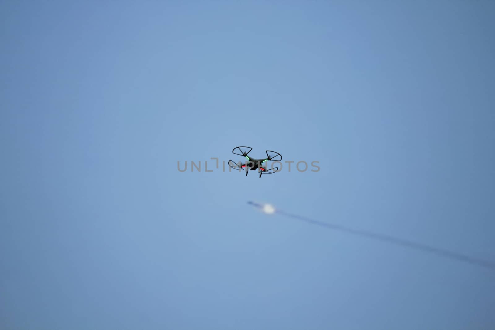 A quadcopter, also called a quadrotor helicopter, quadrotor is a multirotor helicopter that is lifted and propelled by four rotors. Quadcopters are classified as rotorcraft, as opposed to fixed-wing aircraft, because their lift is generated by a set of rotors (vertically oriented propellers).