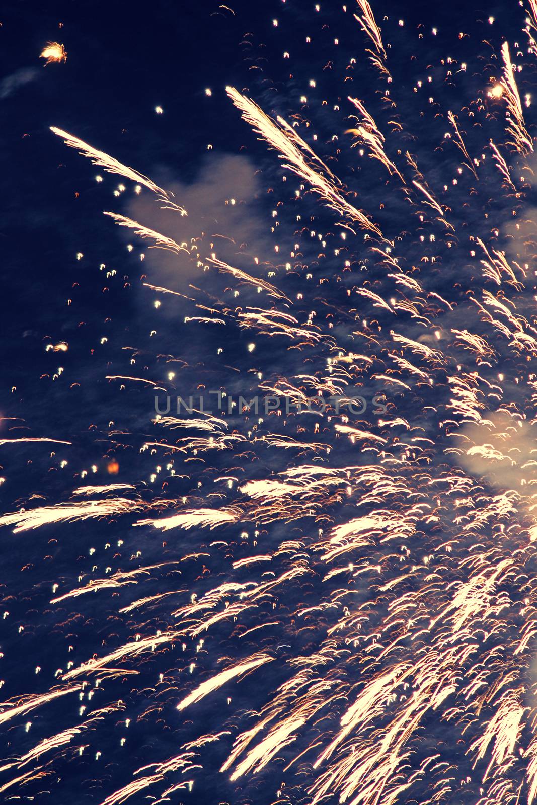 Firecrackers on occasion of Indian festival of lights, Diwali