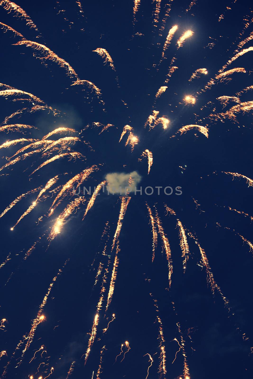 Firecrackers on occasion of Indian festival of lights, Diwali