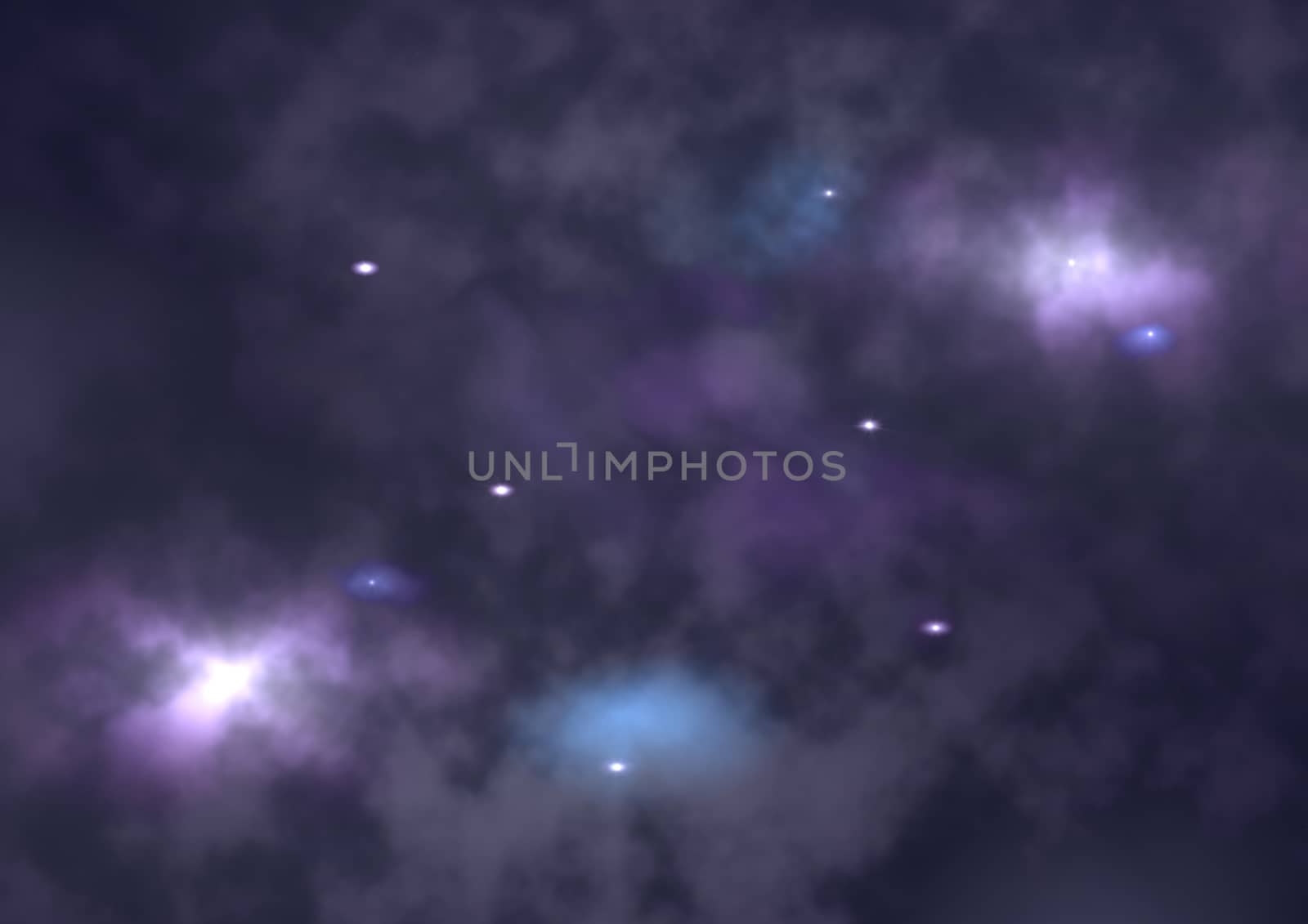 Far being shone nebula and star field against space. "Elements of this image furnished by NASA".