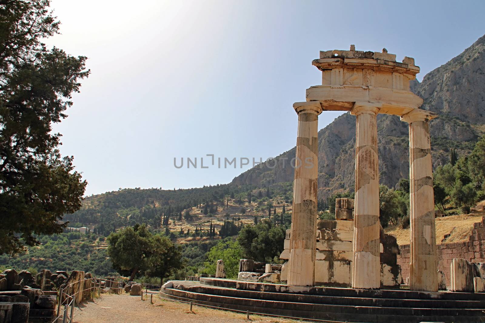 Old Delphi temple by Dermot68