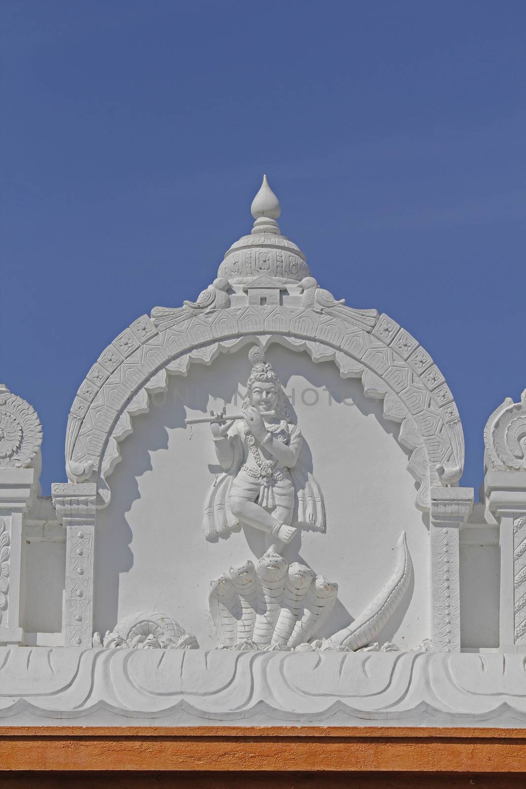 Statue of Lord Krishna at Shrinath Mhaskoba Temple, Kodit, Sasvad, Maharashtra, India.