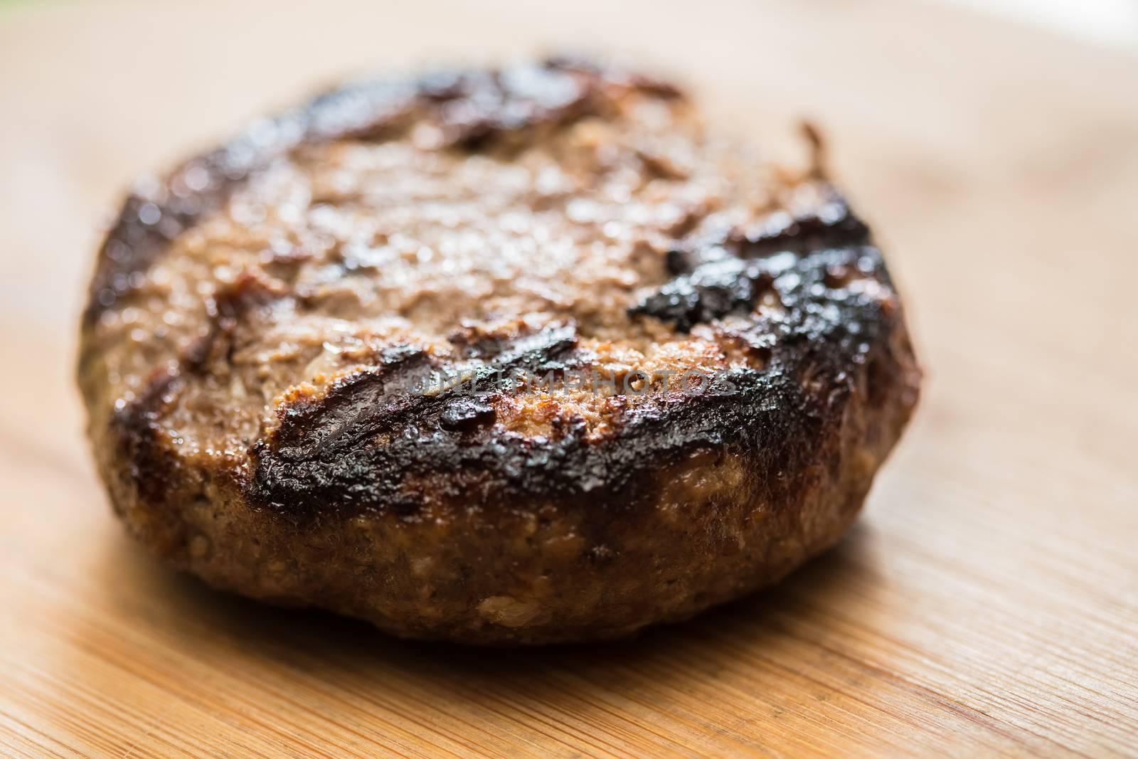 still life with fast food hamburger menu, french fries. selective focus