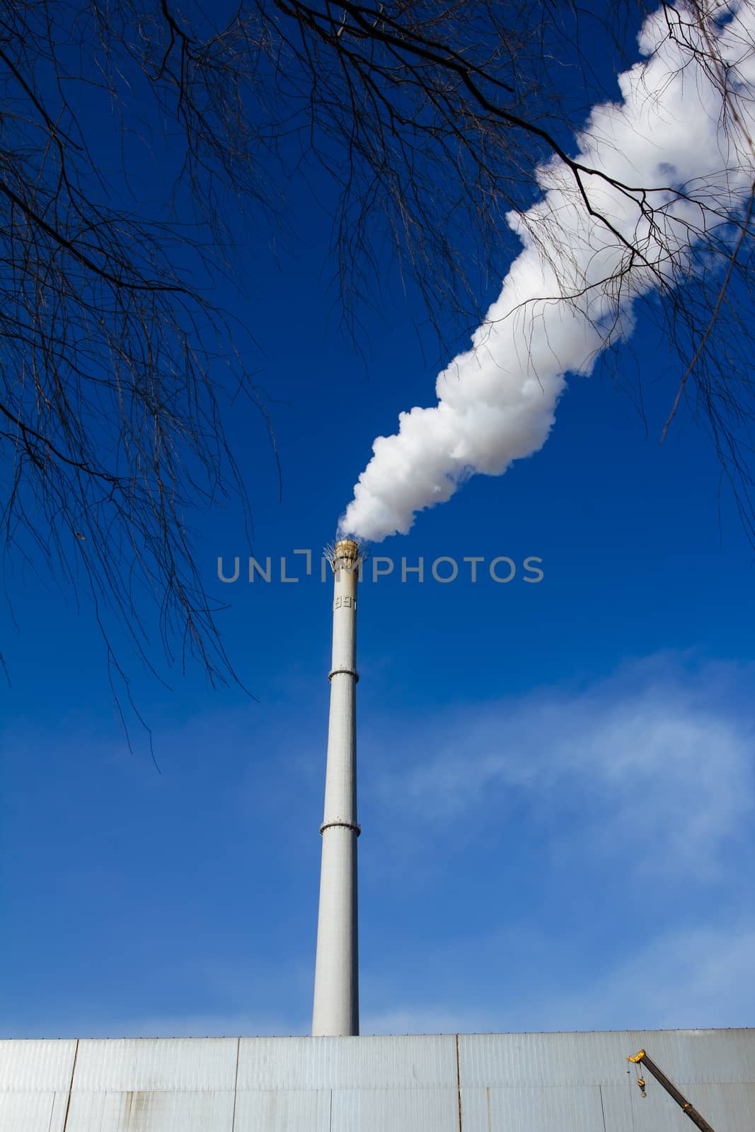 tall chimney in Beijing