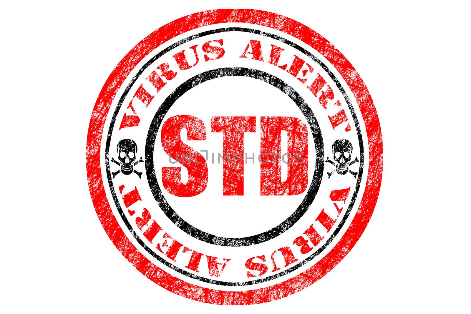 STD Virus Alert Concept
