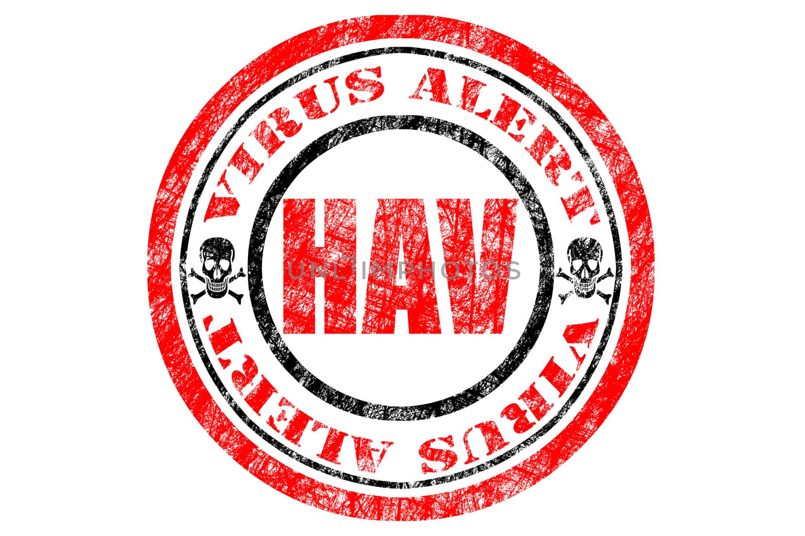 HAV Virus Alert Concept