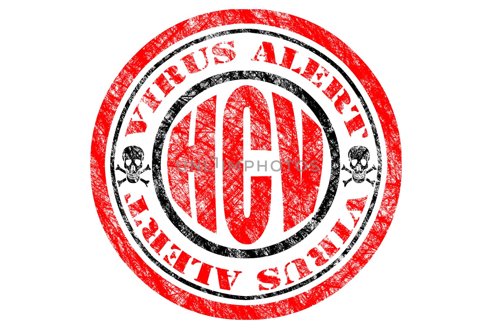 HCV Virus Alert Concept