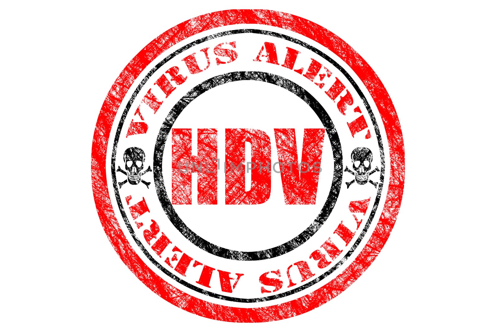 HDV Virus Alert Concept