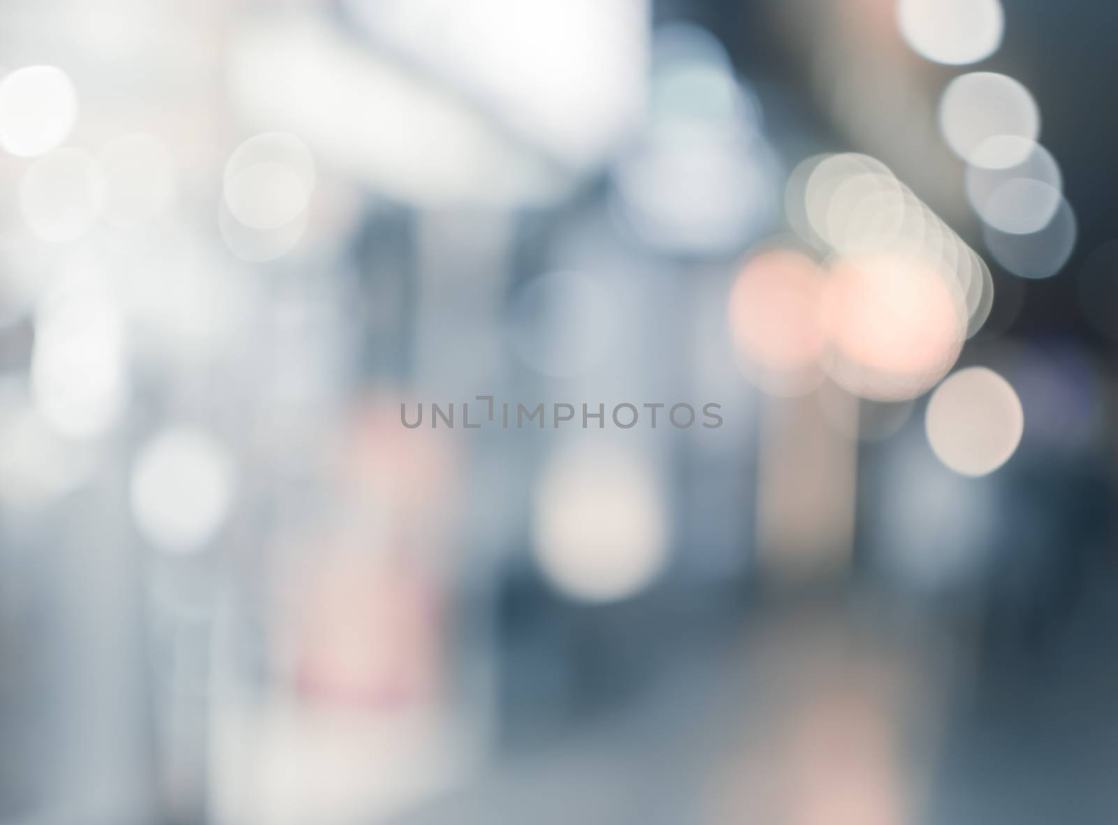 Abstract background of shopping mall, shallow depth of focus.