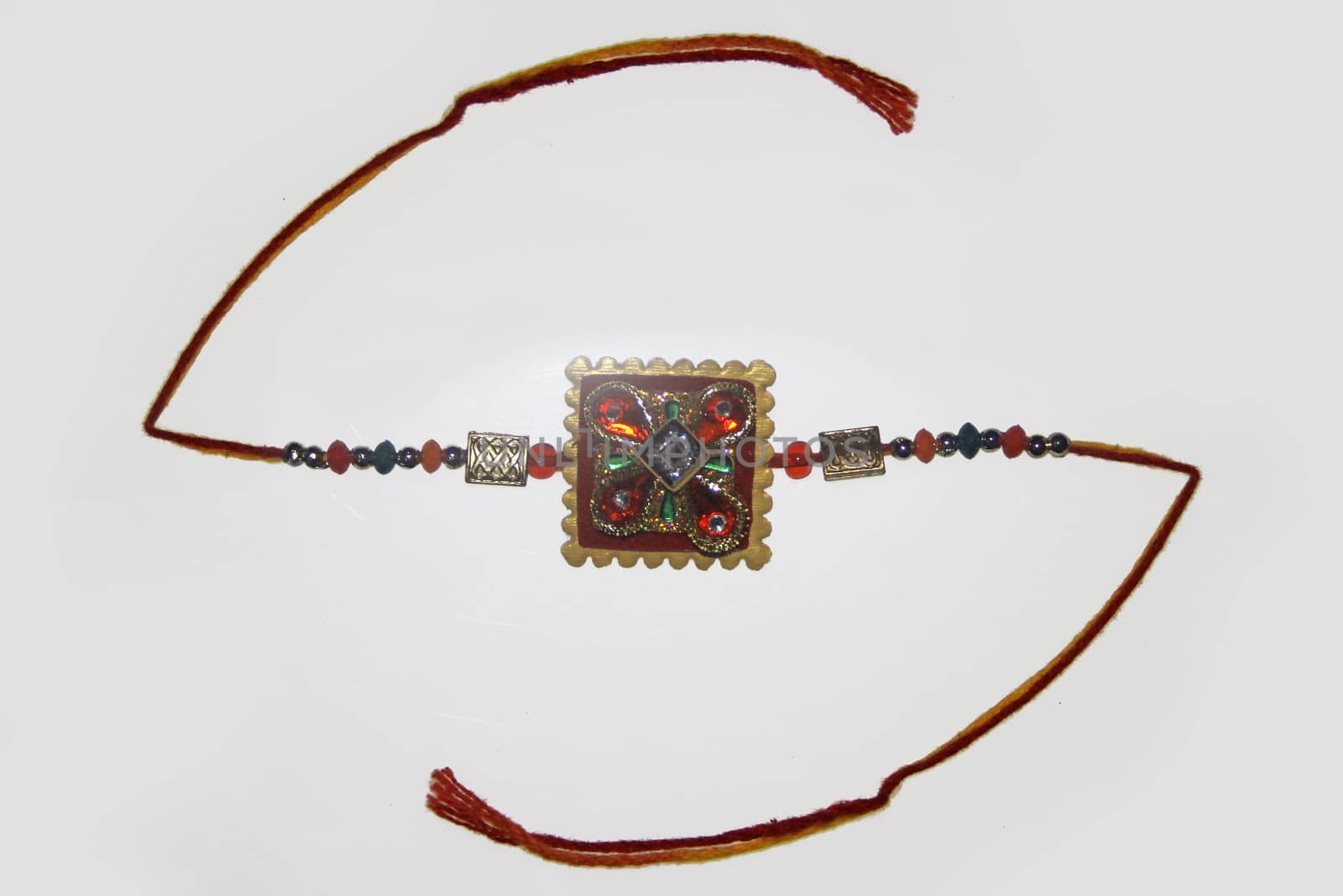 Rakhi for Raksha Bhandhan, it is a traditional indian festival in which a sister ties rakhi on the hand of his brother.