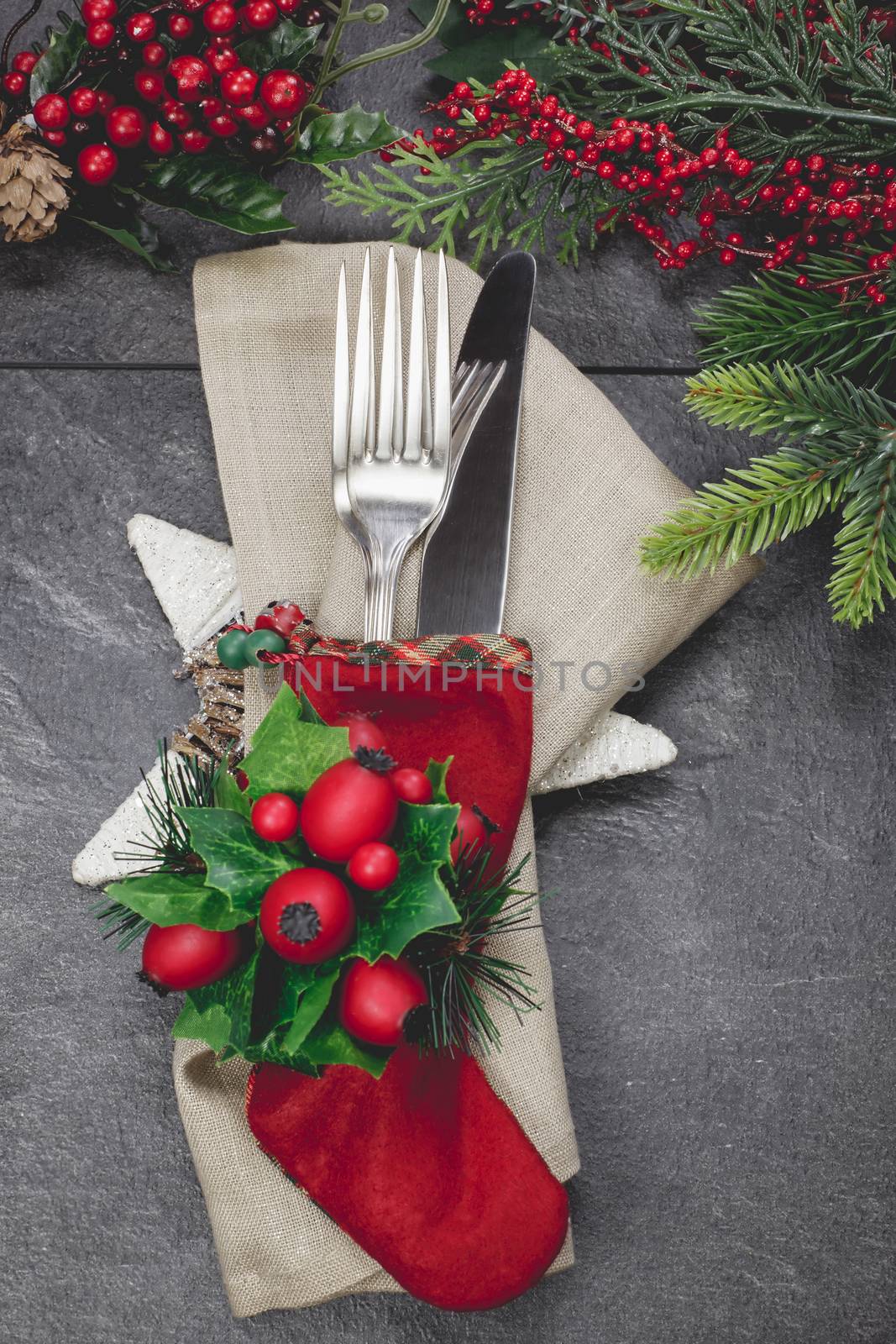 Holiday place setting by Slast20